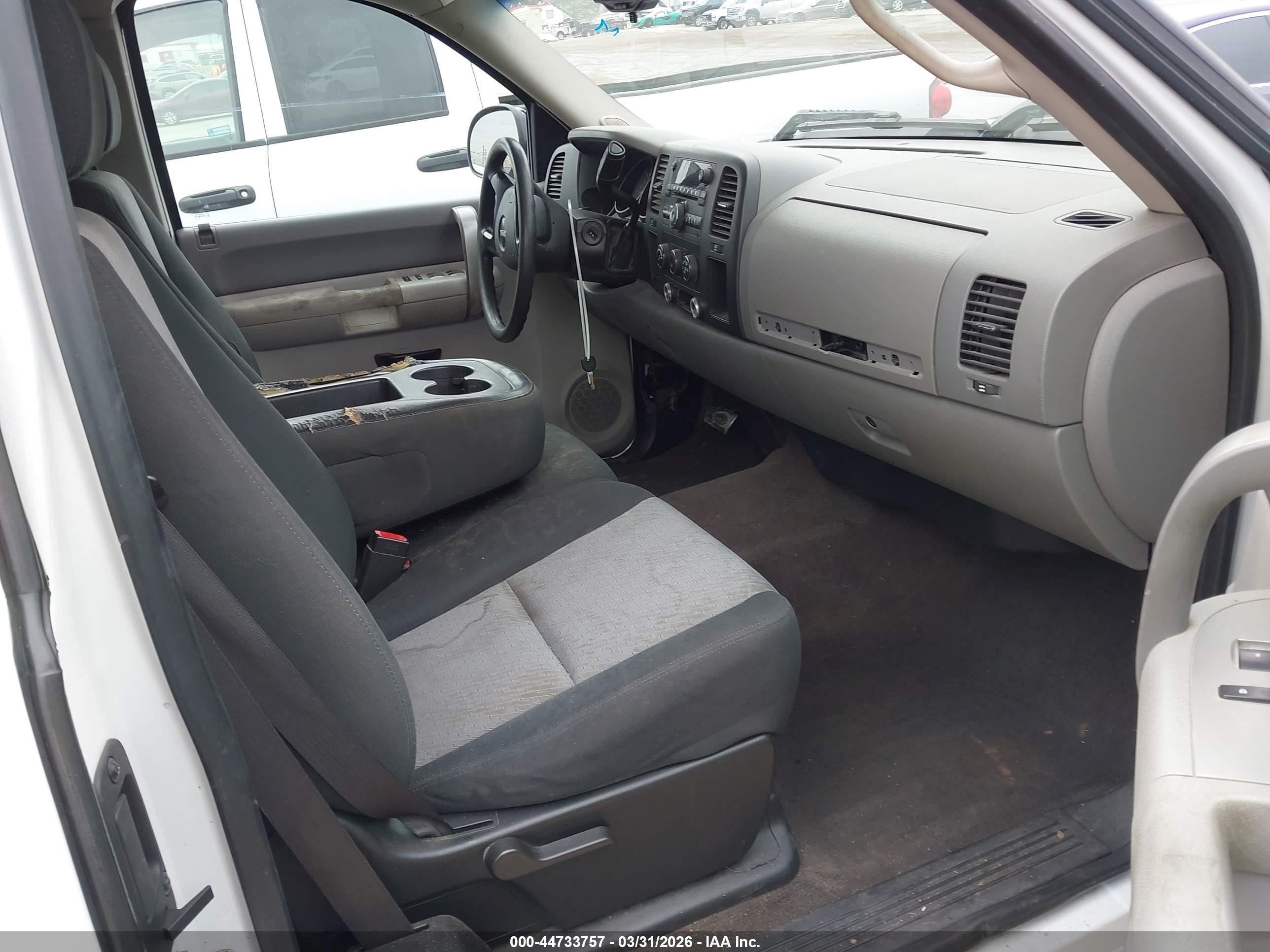 2009 Gmc Sierra 1500 Work Truck White vin: 1GTEC19X09Z134969