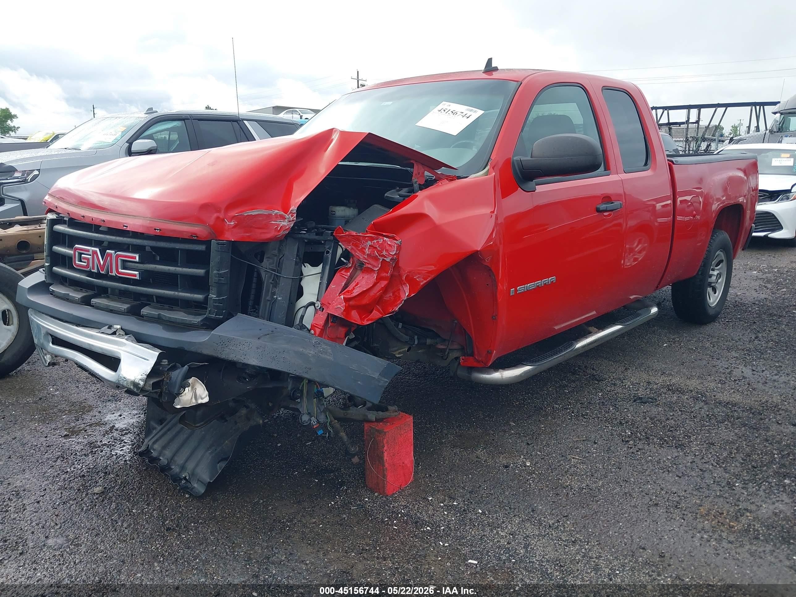 2009 Gmc Sierra 1500 Work Truck Red vin: 1GTEC19X09Z196372