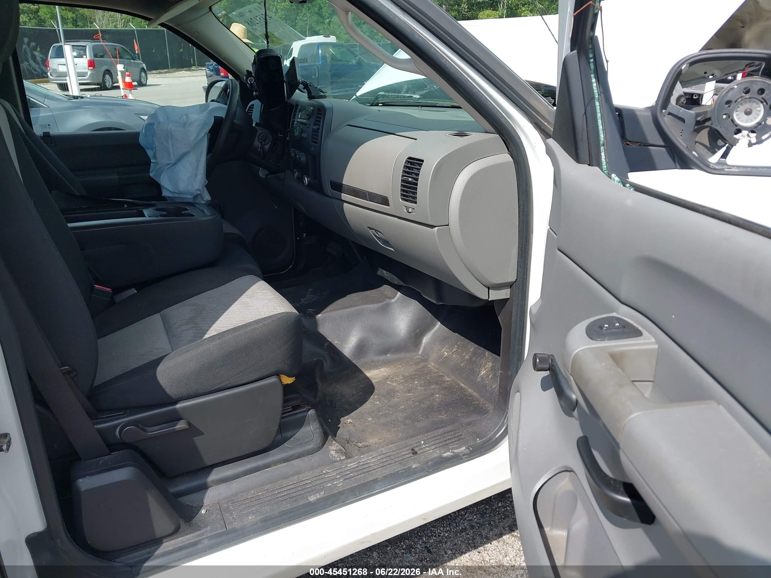 2008 Gmc Sierra 1500 Work Truck White vin: 1GTEC19X18Z191549