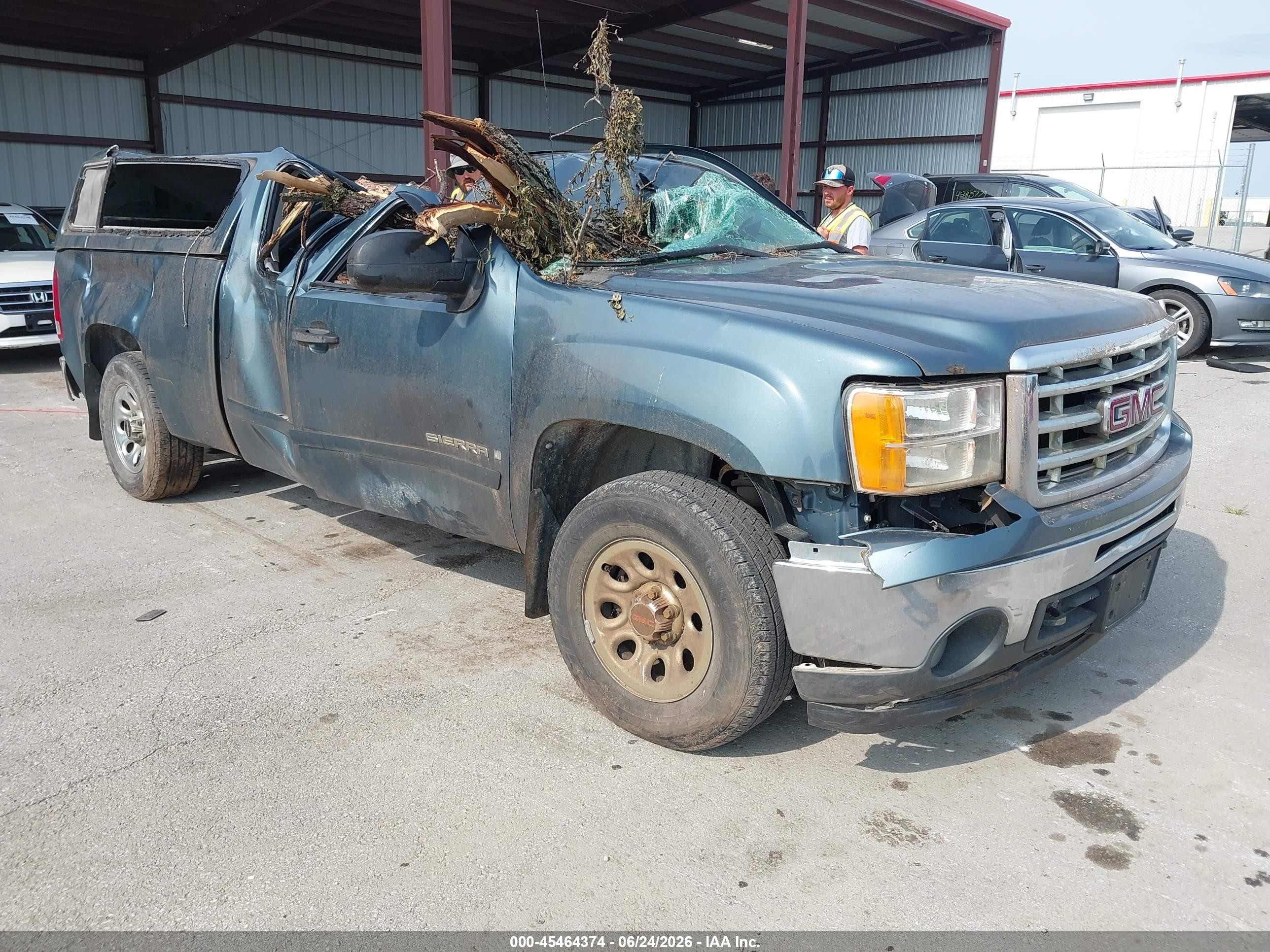 2009 Gmc Sierra 1500 Work Truck Синий vin: 1GTEC19X19Z276702