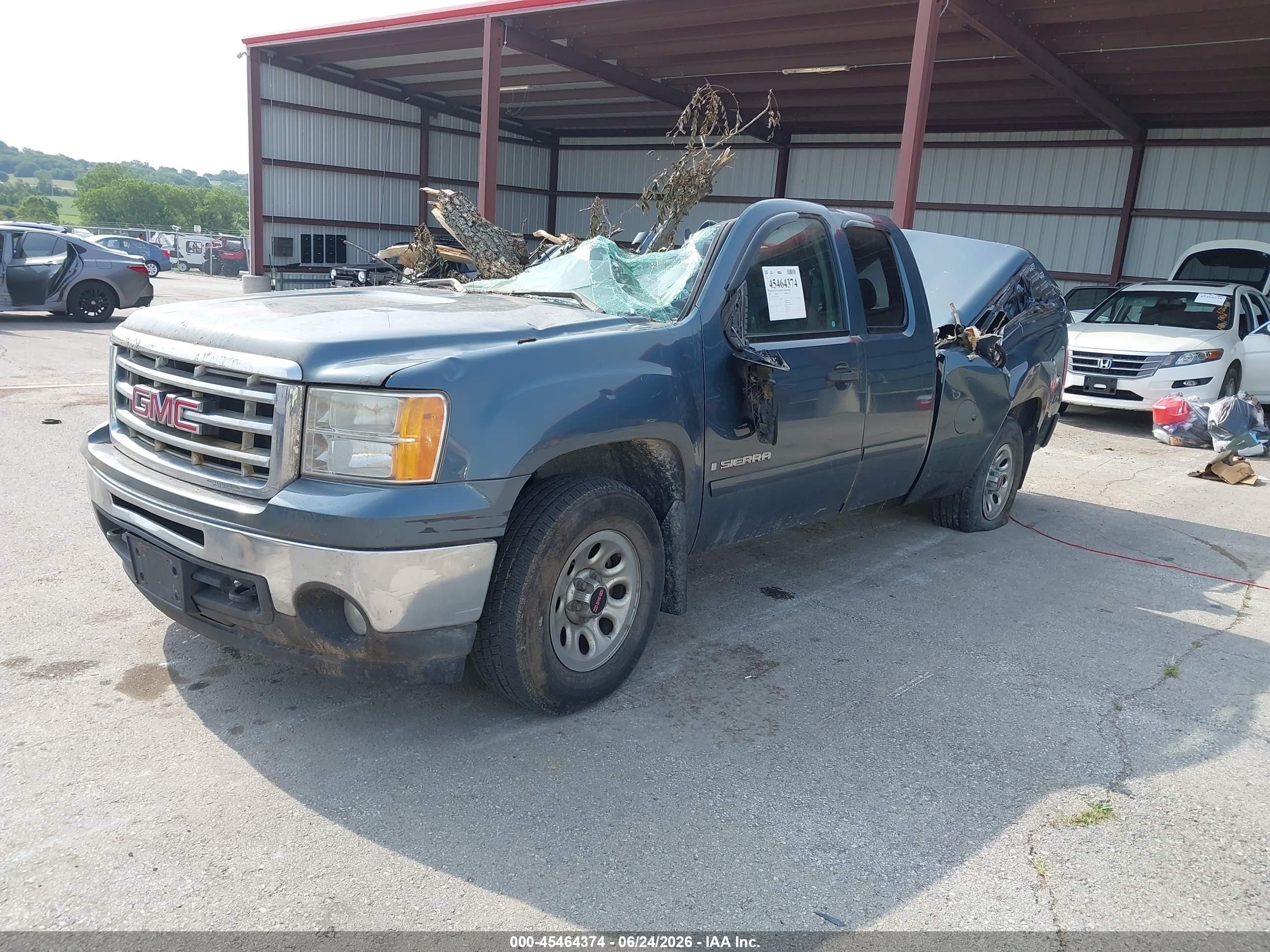 2009 Gmc Sierra 1500 Work Truck Blue vin: 1GTEC19X19Z276702