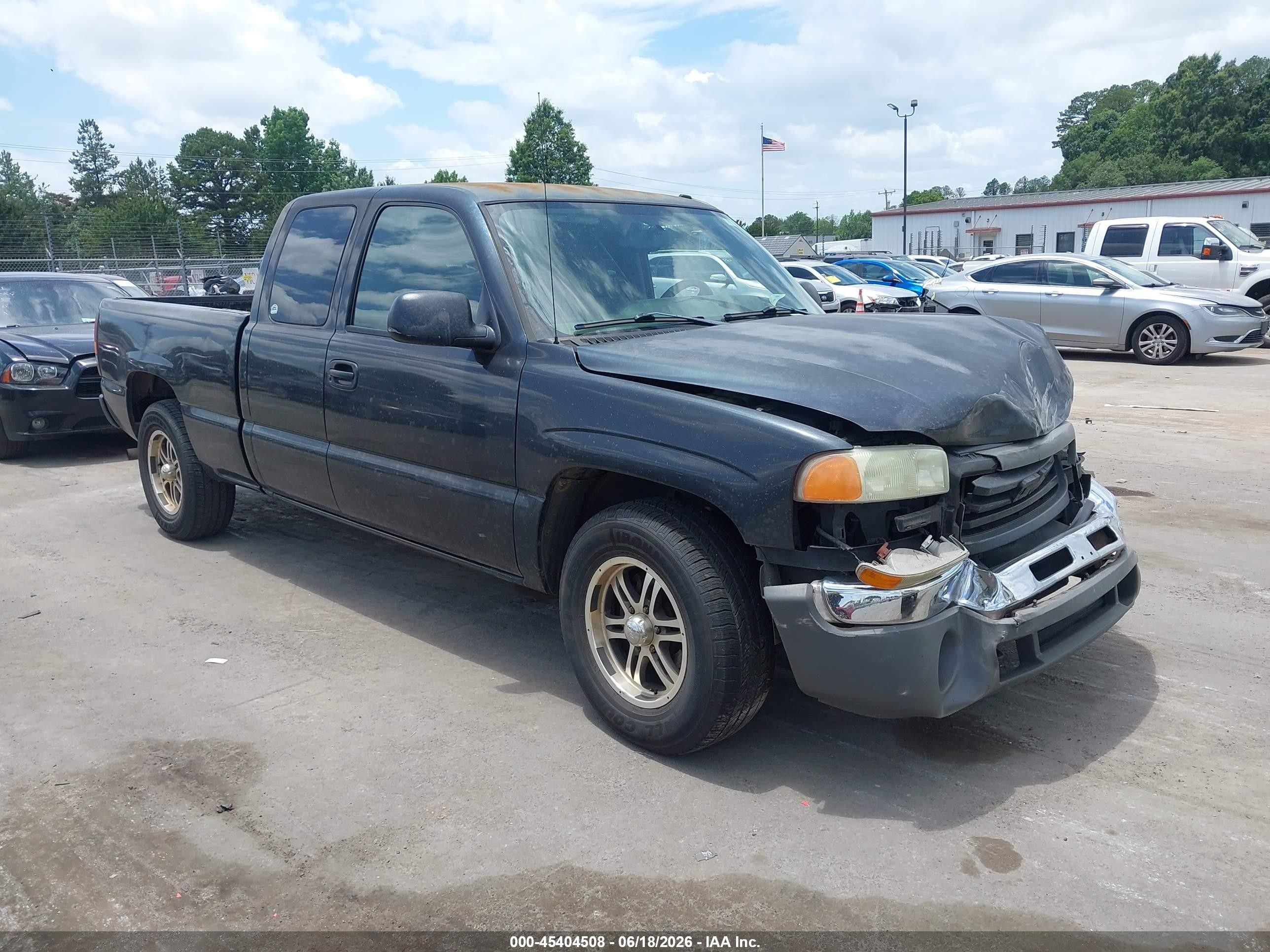 2004 Gmc Sierra 1500 Gray vin: 1GTEC19X24Z289838
