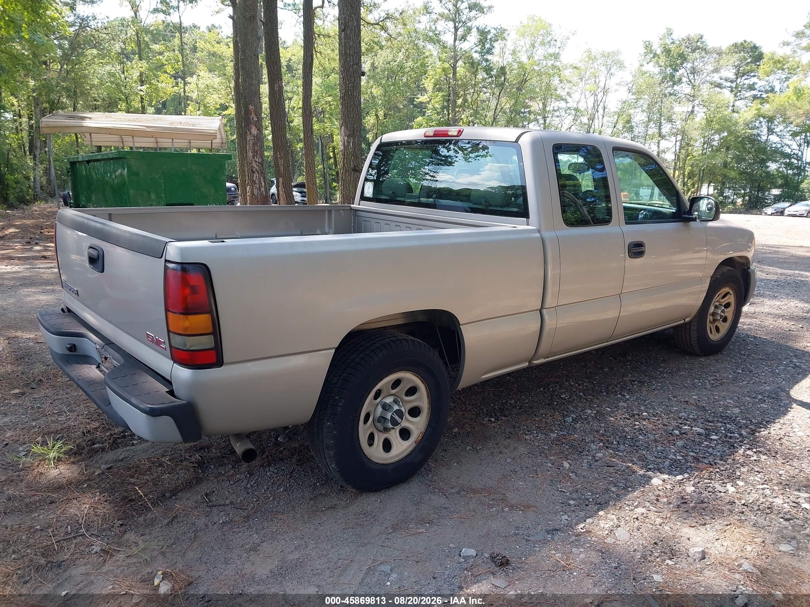 2007 Gmc Sierra 1500 Classic Work Truck Tan vin: 1GTEC19X37Z124269