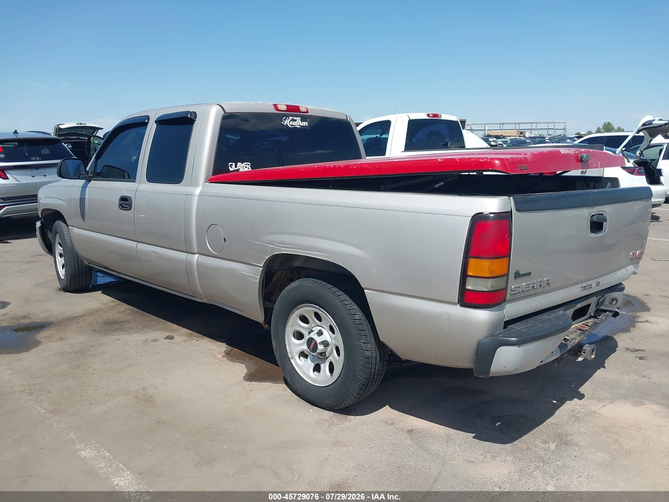 2005 Gmc Sierra 1500 Work Truck Gray vin: 1GTEC19X45Z165572