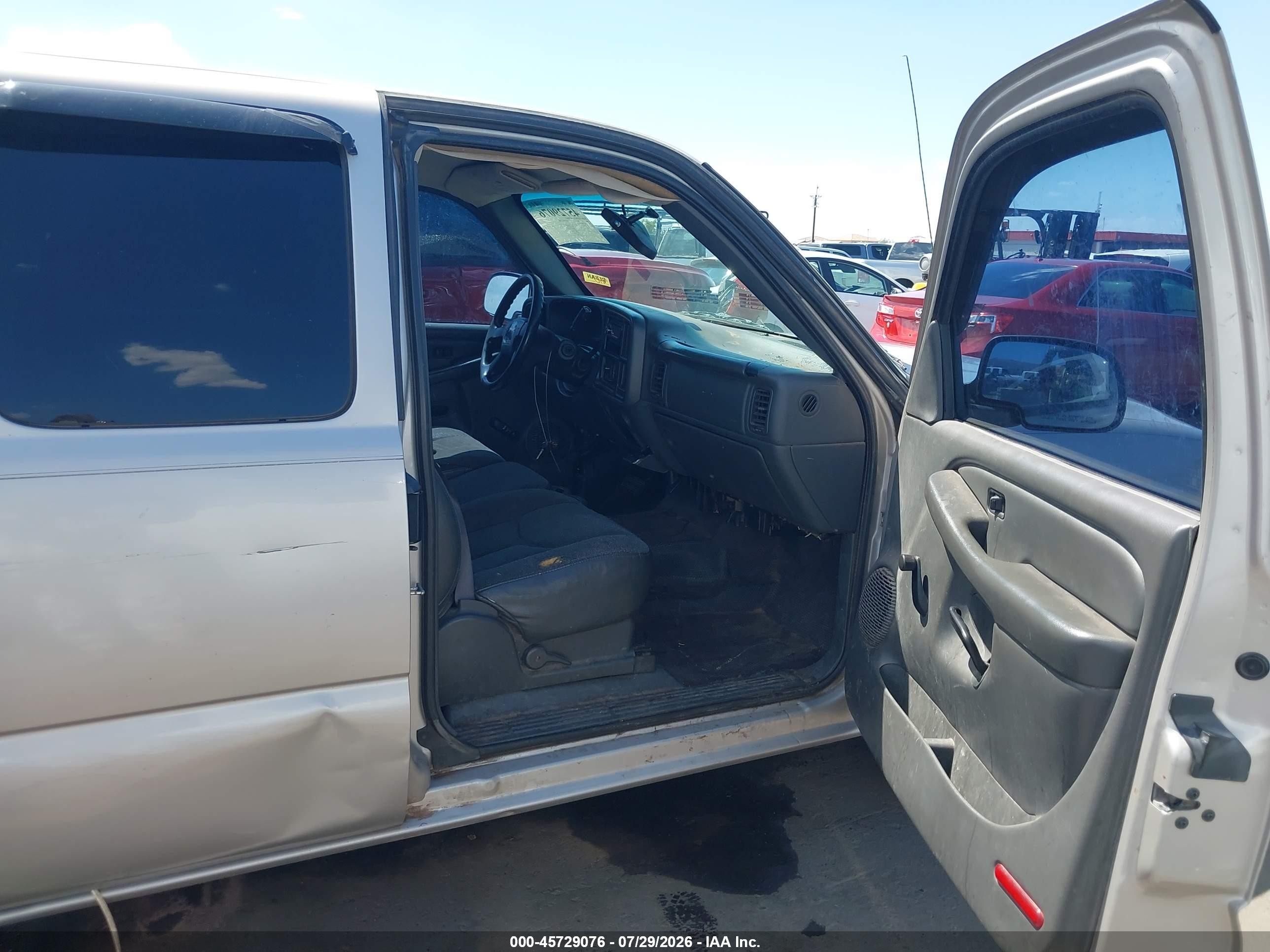 2005 Gmc Sierra 1500 Work Truck Gray vin: 1GTEC19X45Z165572