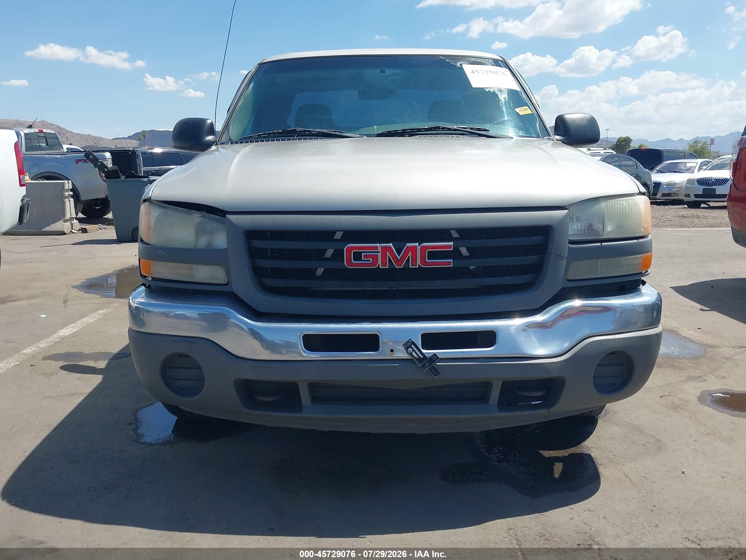 2005 Gmc Sierra 1500 Work Truck Gray vin: 1GTEC19X45Z165572