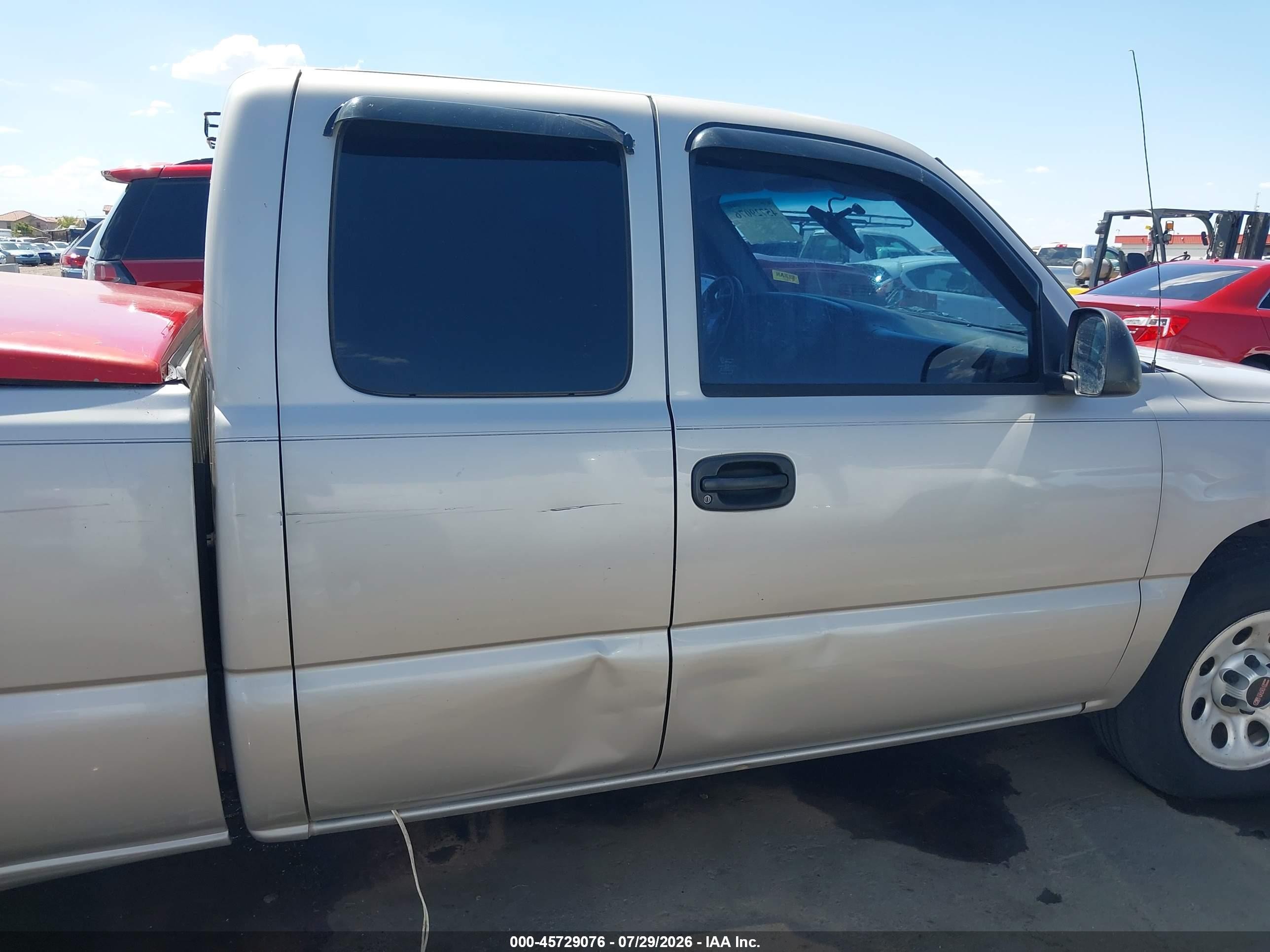 2005 Gmc Sierra 1500 Work Truck Gray vin: 1GTEC19X45Z165572