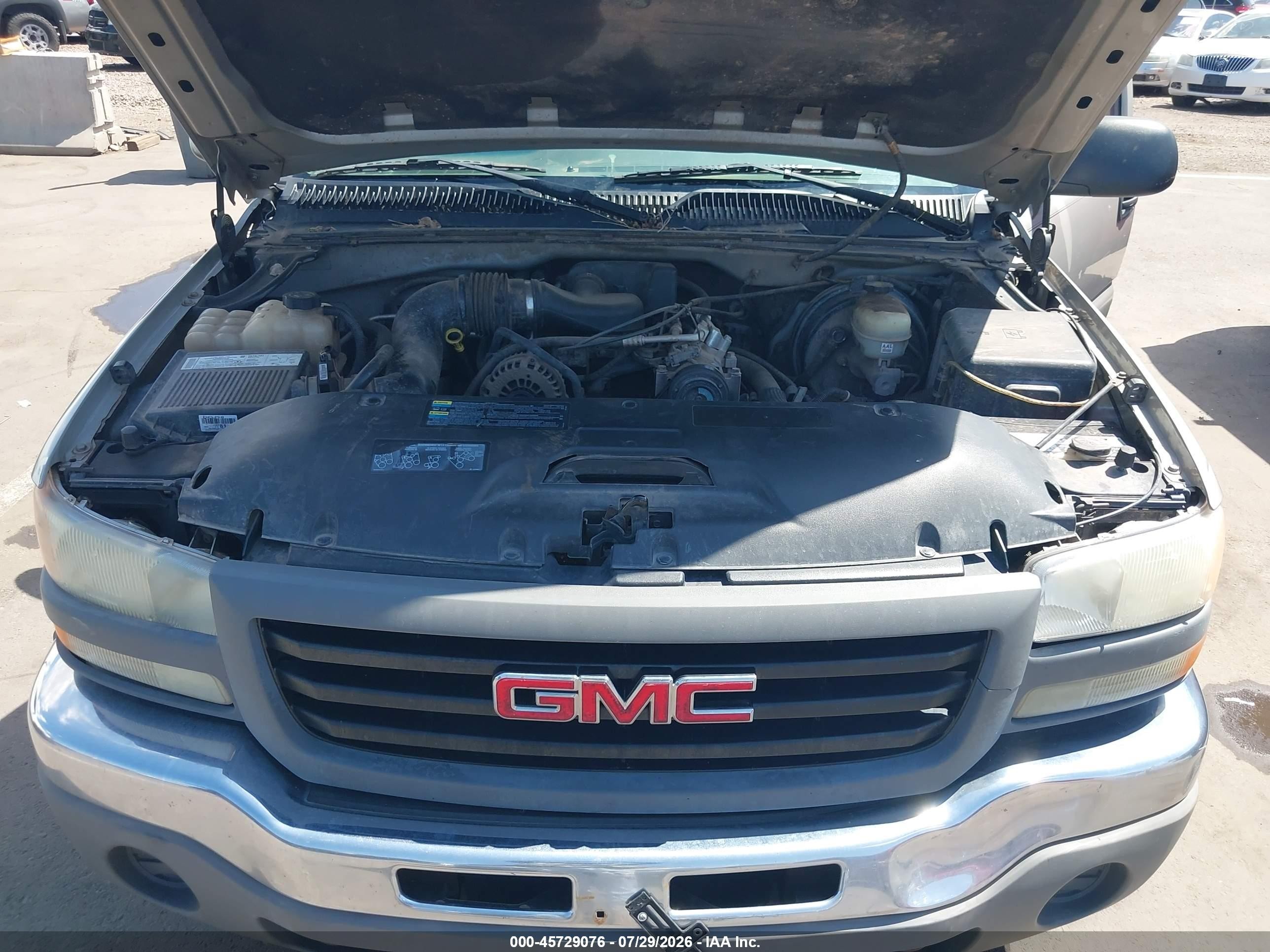 2005 Gmc Sierra 1500 Work Truck Gray vin: 1GTEC19X45Z165572