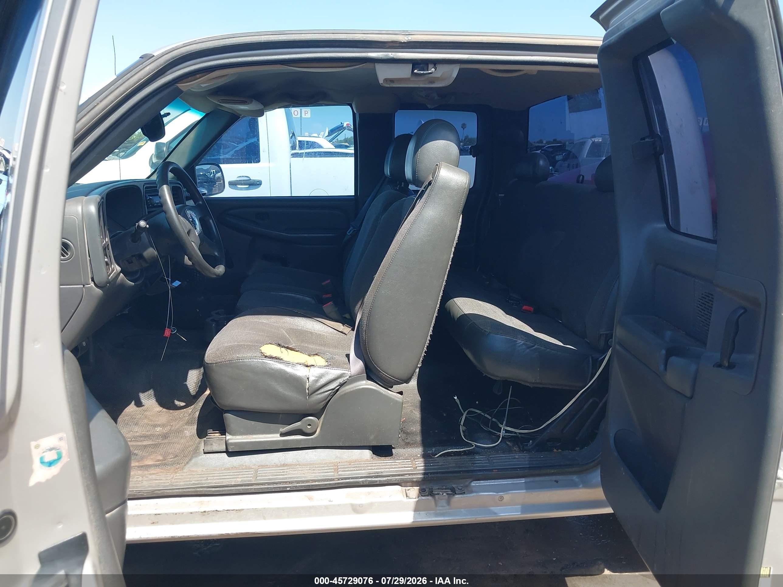 2005 Gmc Sierra 1500 Work Truck Gray vin: 1GTEC19X45Z165572