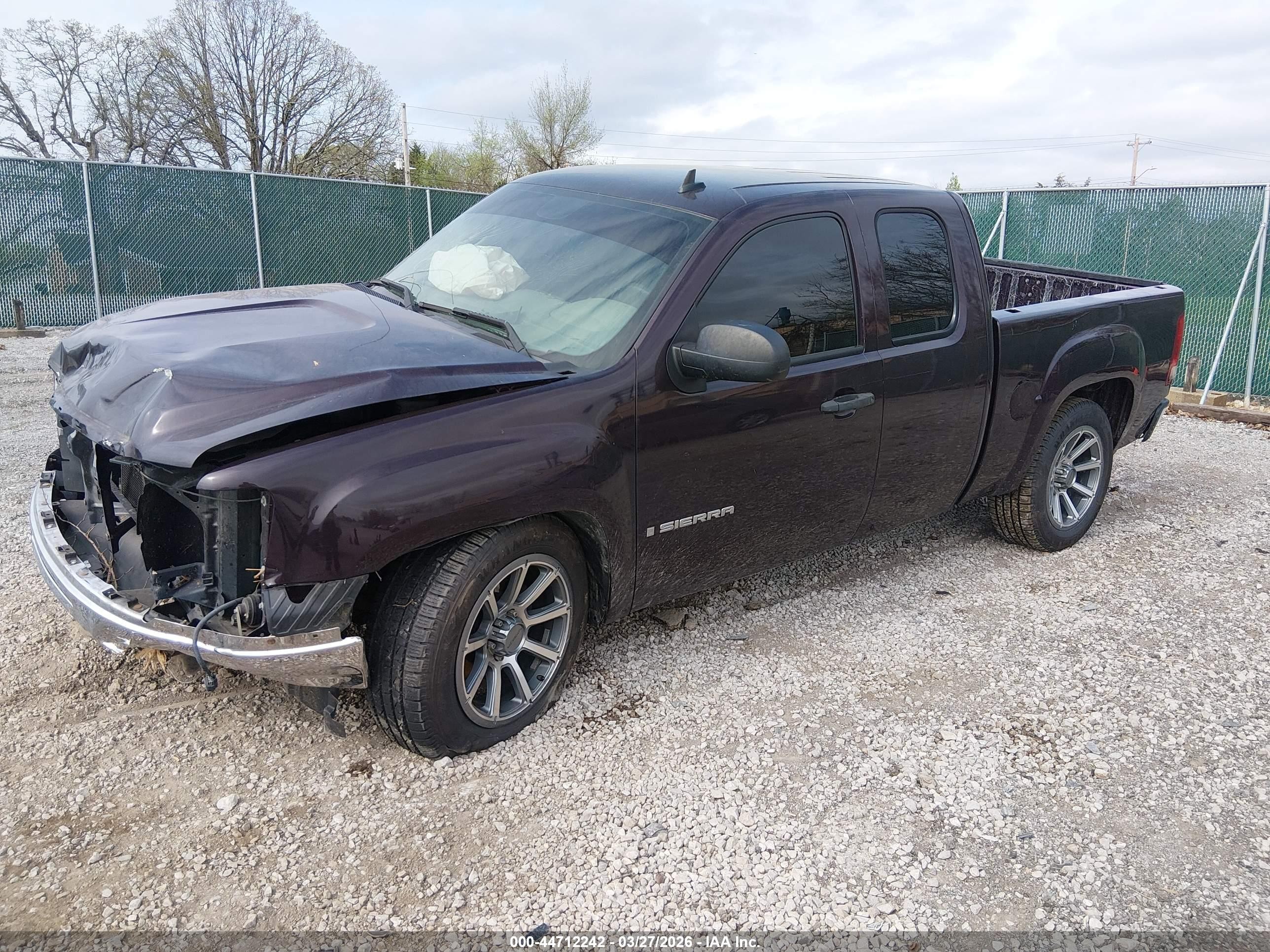 2009 Gmc Sierra 1500 Work Truck Purple vin: 1GTEC19X99Z119919