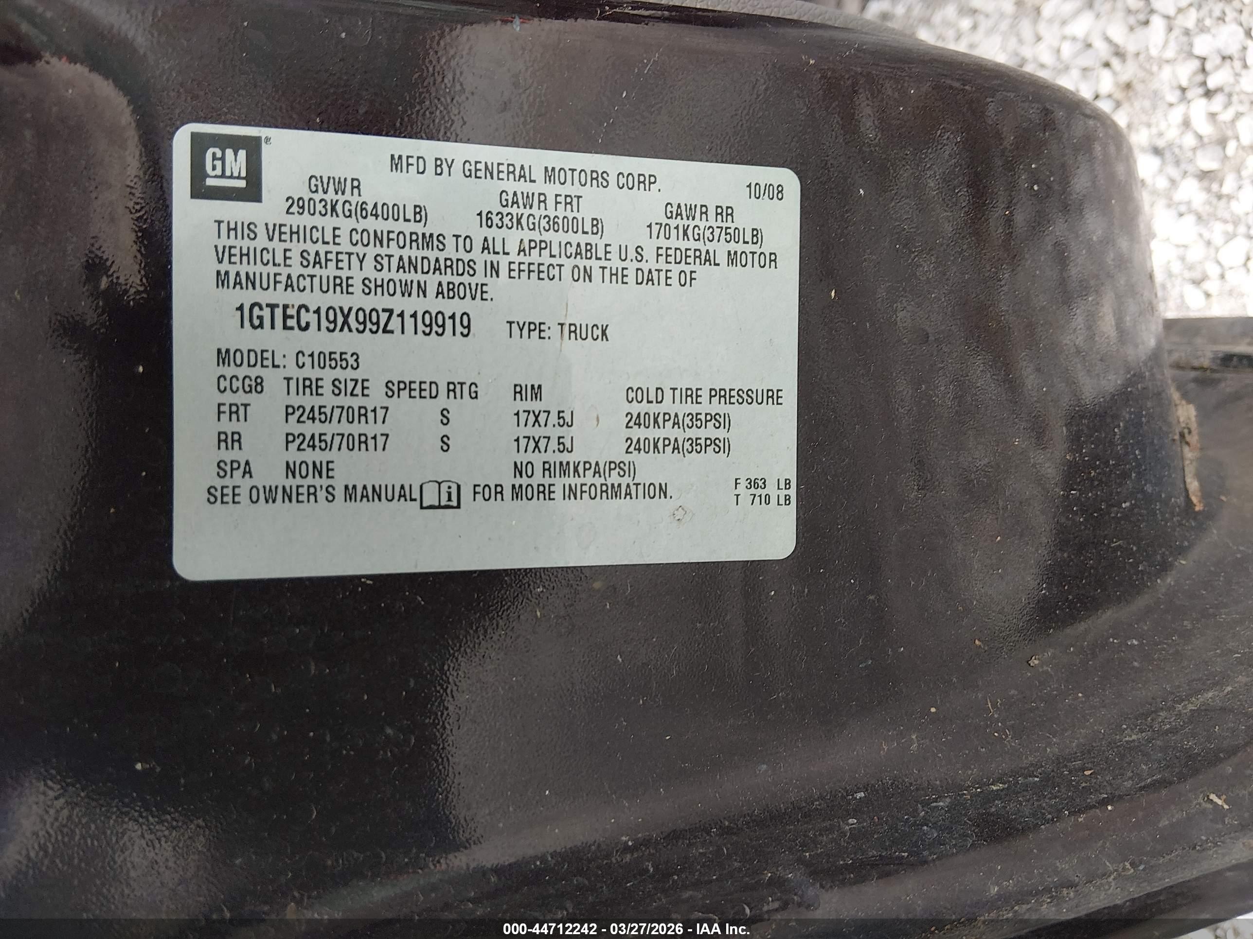 2009 Gmc Sierra 1500 Work Truck Purple vin: 1GTEC19X99Z119919