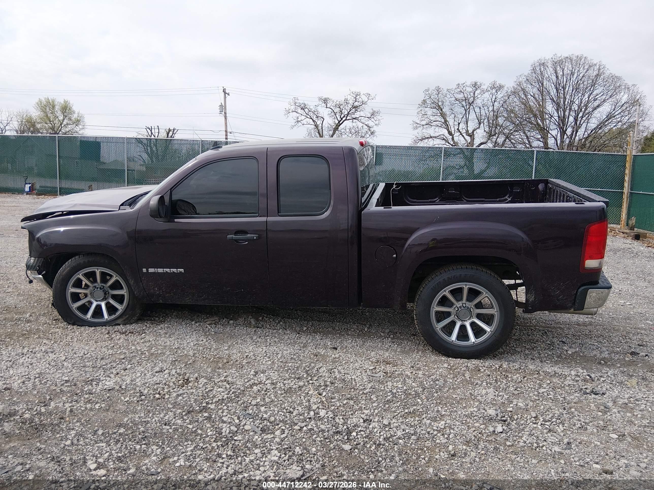 2009 Gmc Sierra 1500 Work Truck Purple vin: 1GTEC19X99Z119919