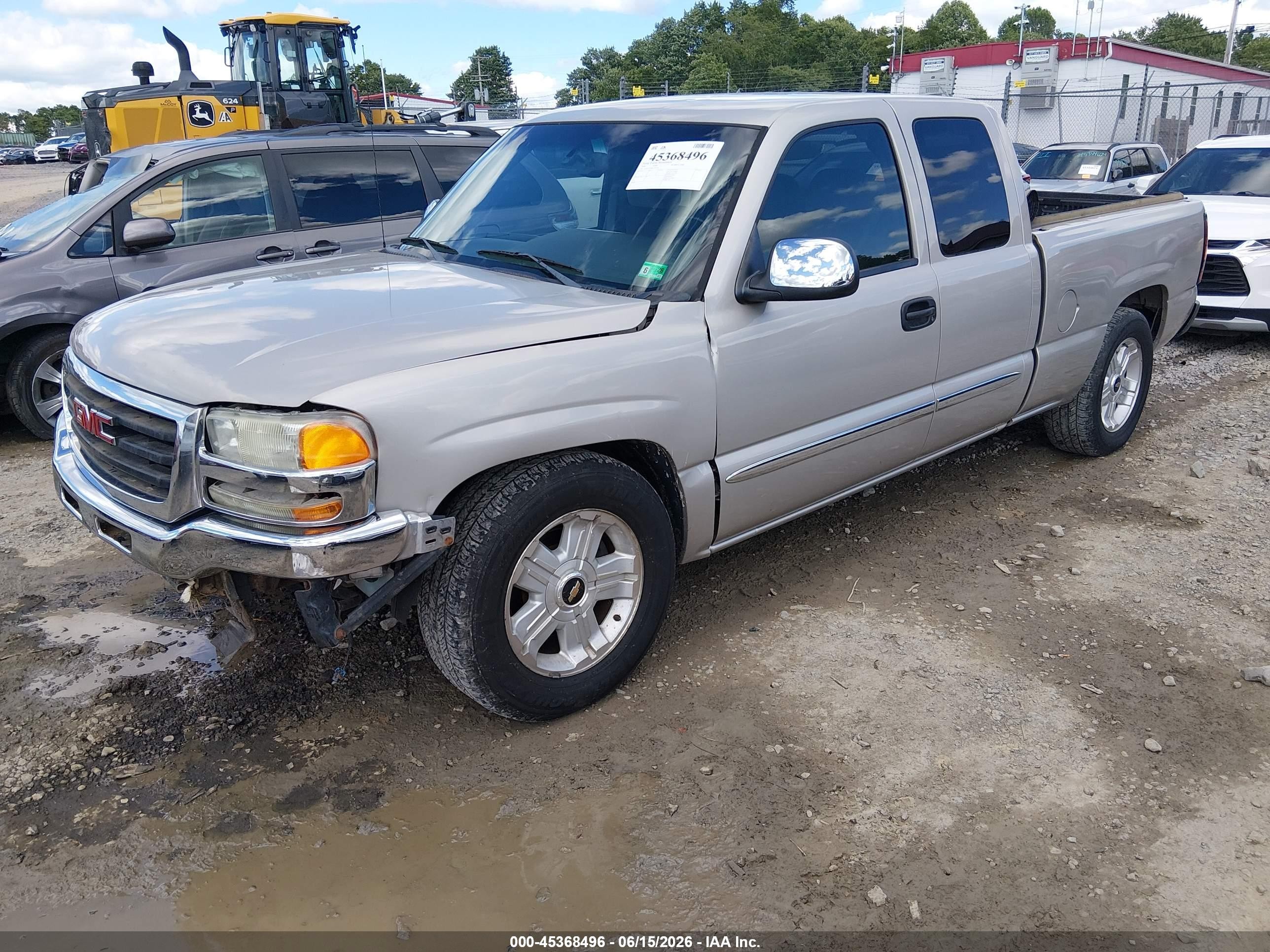 2006 Gmc Sierra 1500 Sle2 Серый vin: 1GTEC19Z06Z226158