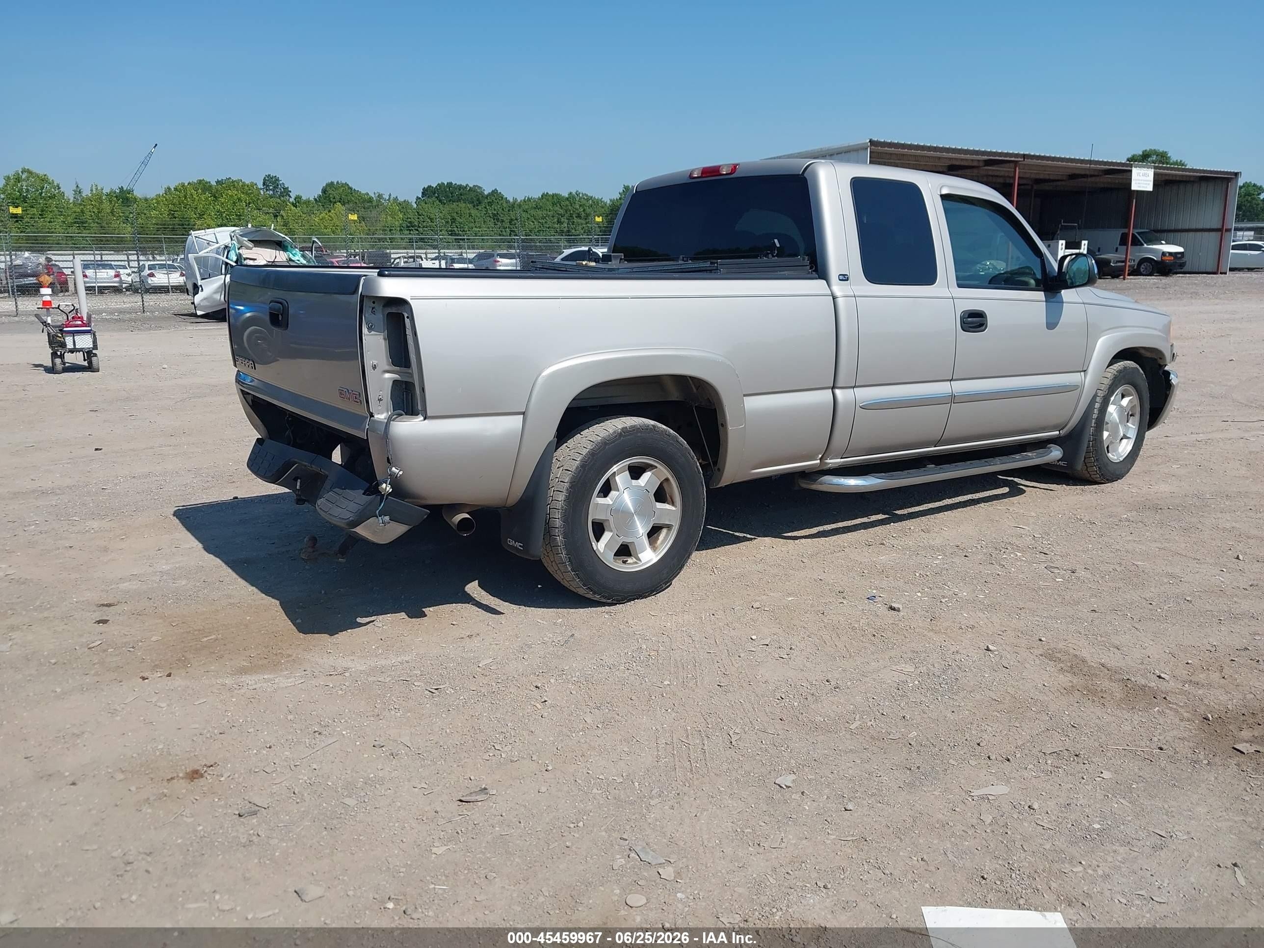 2006 Gmc Sierra 1500 Slt Silver vin: 1GTEC19Z26Z240935
