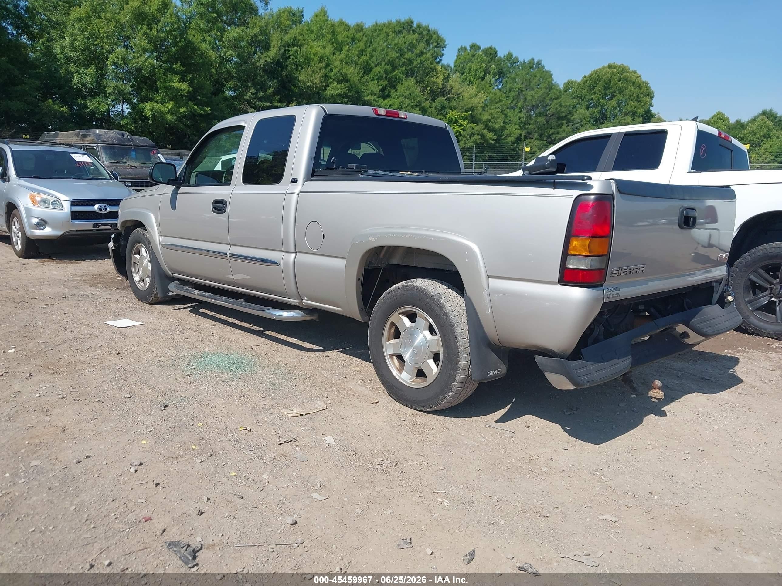 2006 Gmc Sierra 1500 Slt Silver vin: 1GTEC19Z26Z240935