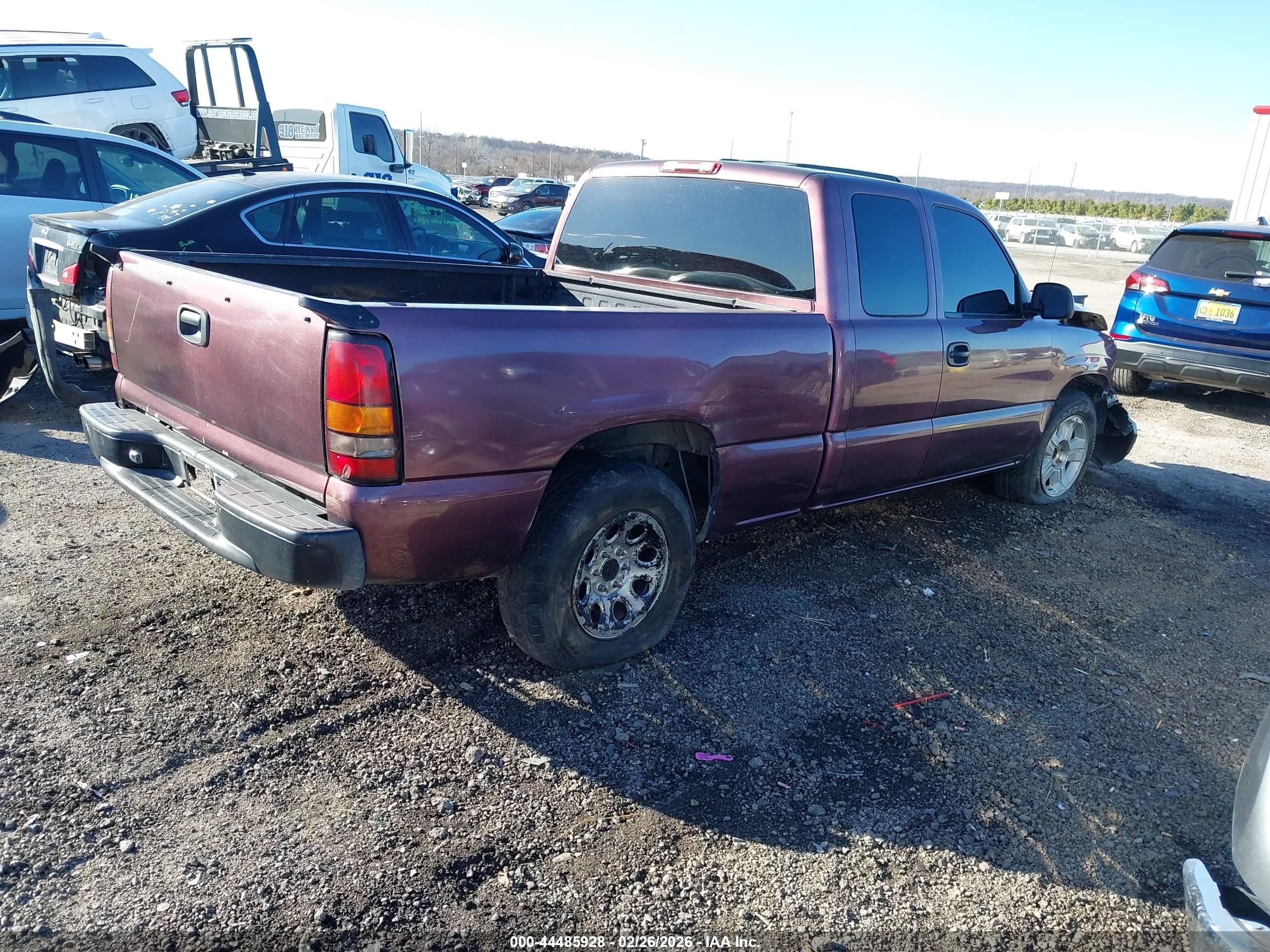 2007 Gmc Sierra 1500 Classic Sle1 Purple vin: 1GTEC19Z27Z168135