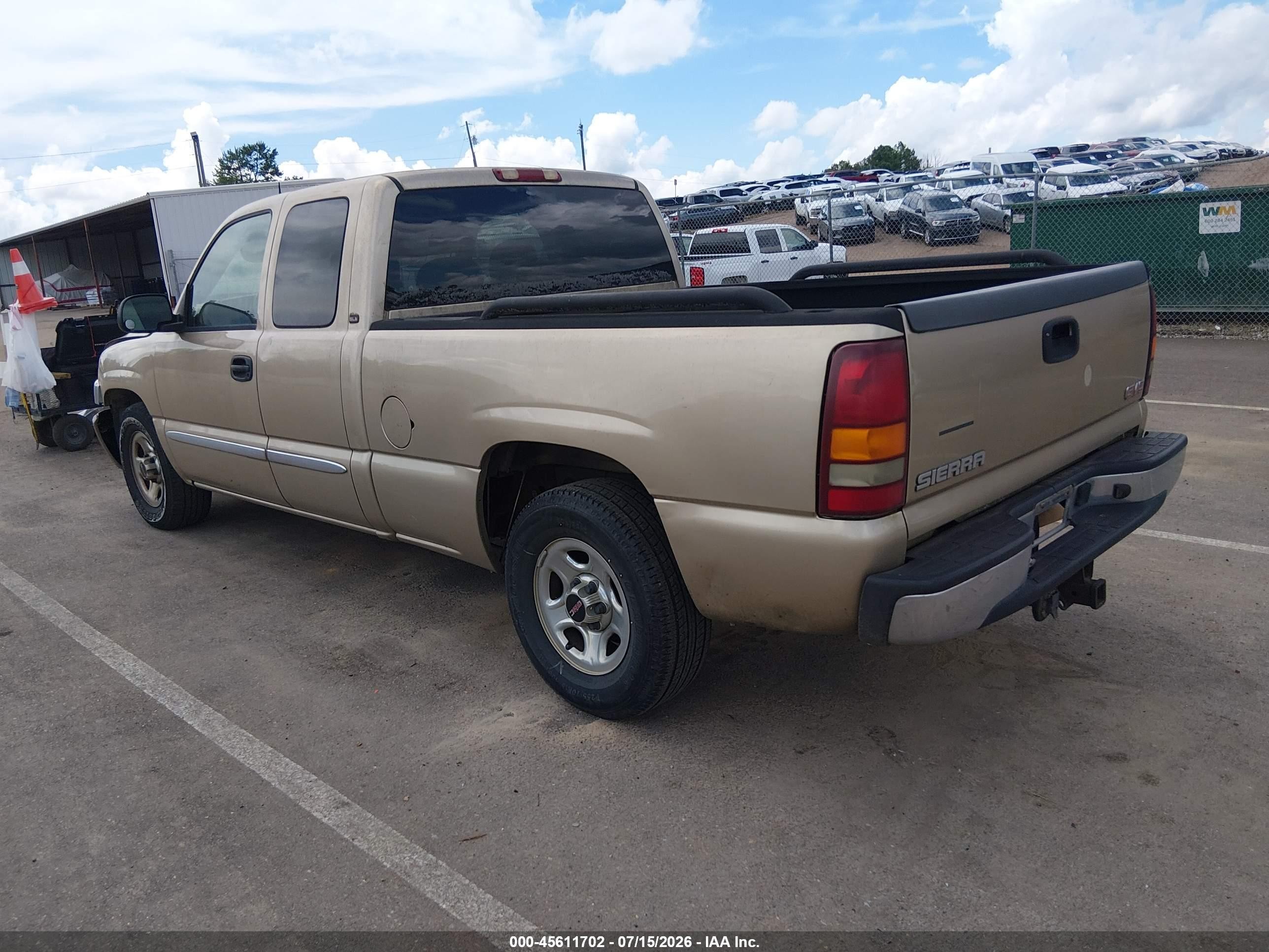 2004 Gmc Sierra 1500 Sle Tan vin: 1GTEC19Z44Z196580