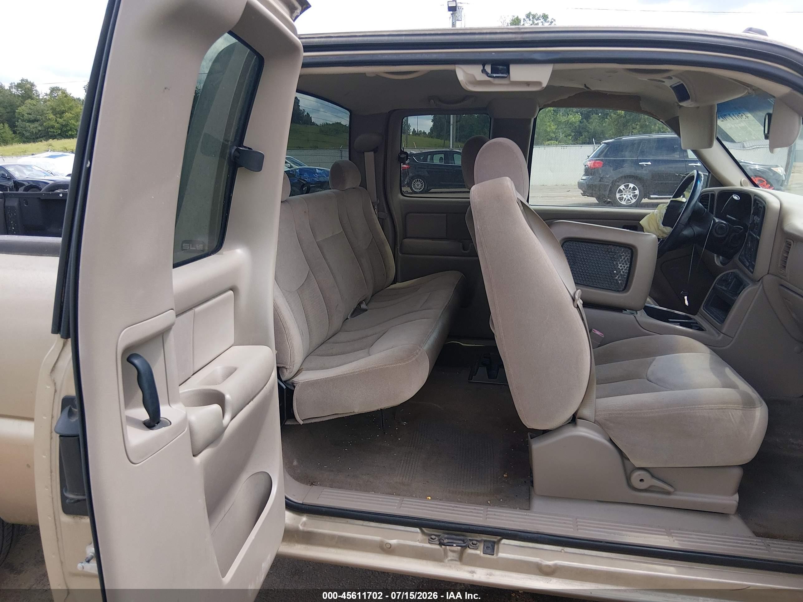 2004 Gmc Sierra 1500 Sle Tan vin: 1GTEC19Z44Z196580