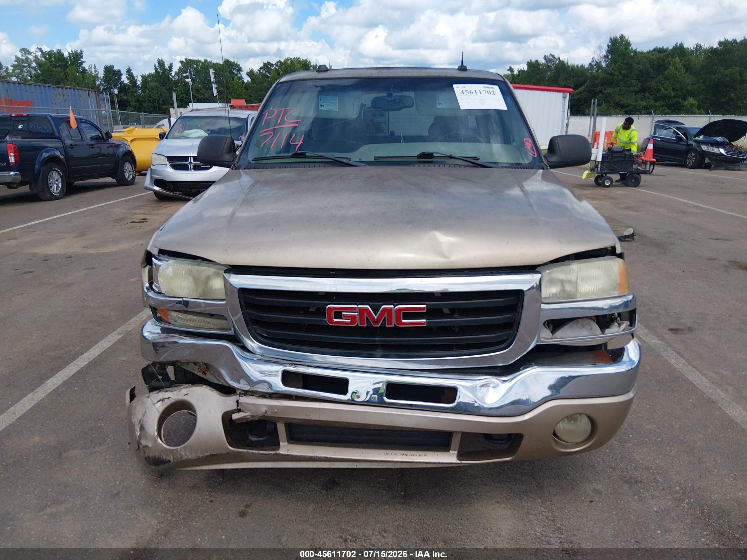 2004 Gmc Sierra 1500 Sle Tan vin: 1GTEC19Z44Z196580