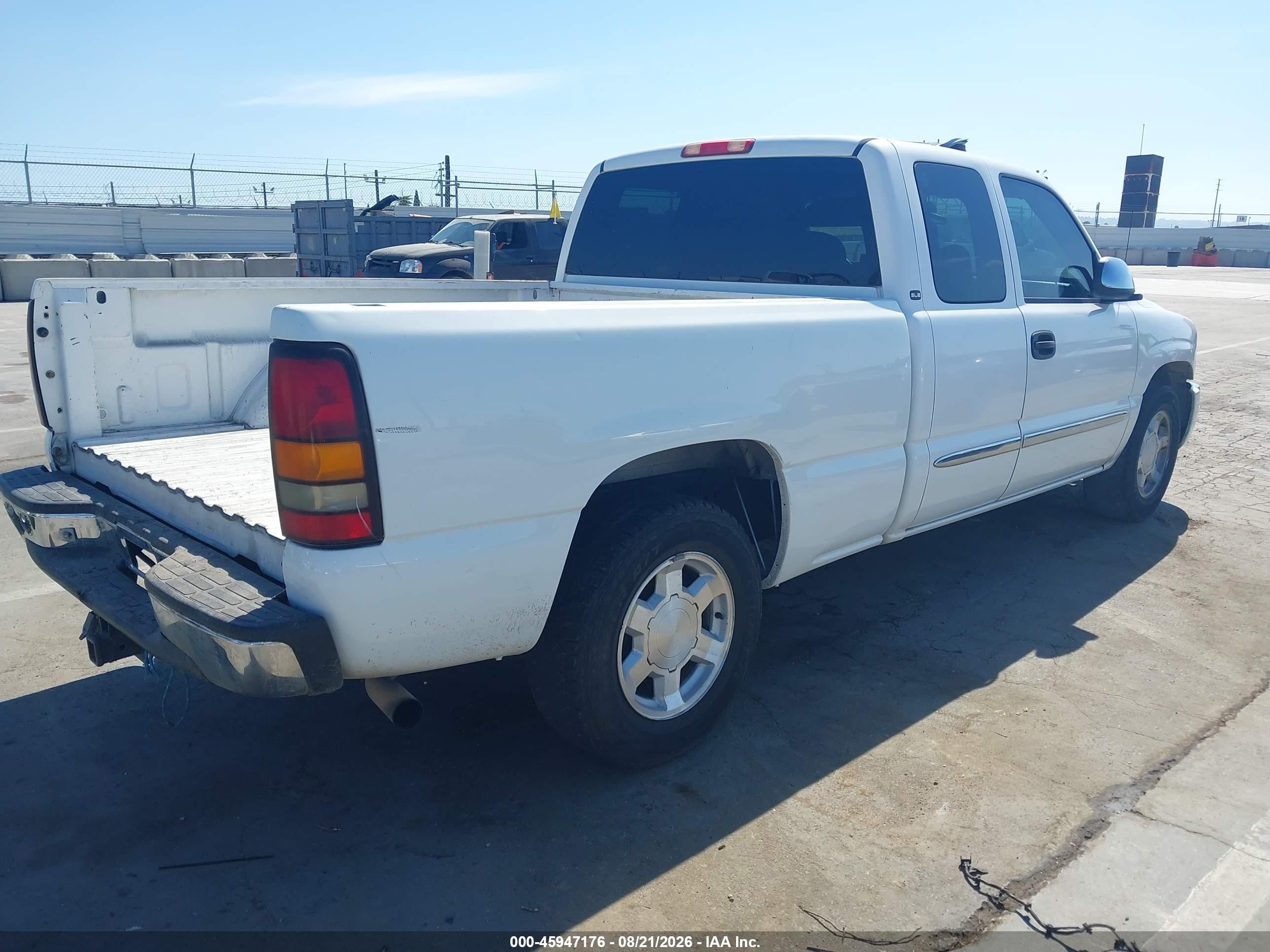 2006 Gmc Sierra 1500 Sle1 White vin: 1GTEC19Z46Z225627