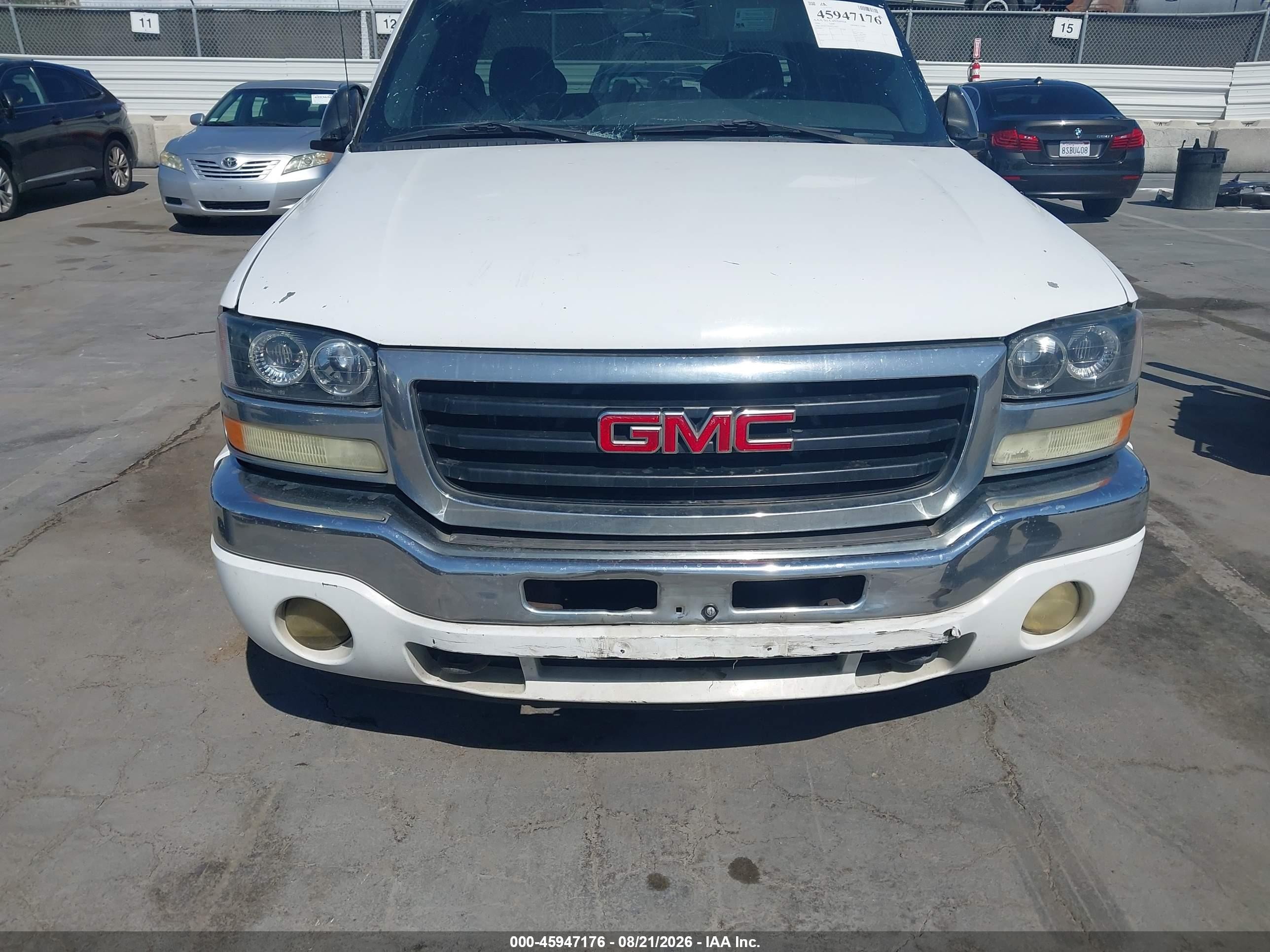 2006 Gmc Sierra 1500 Sle1 White vin: 1GTEC19Z46Z225627