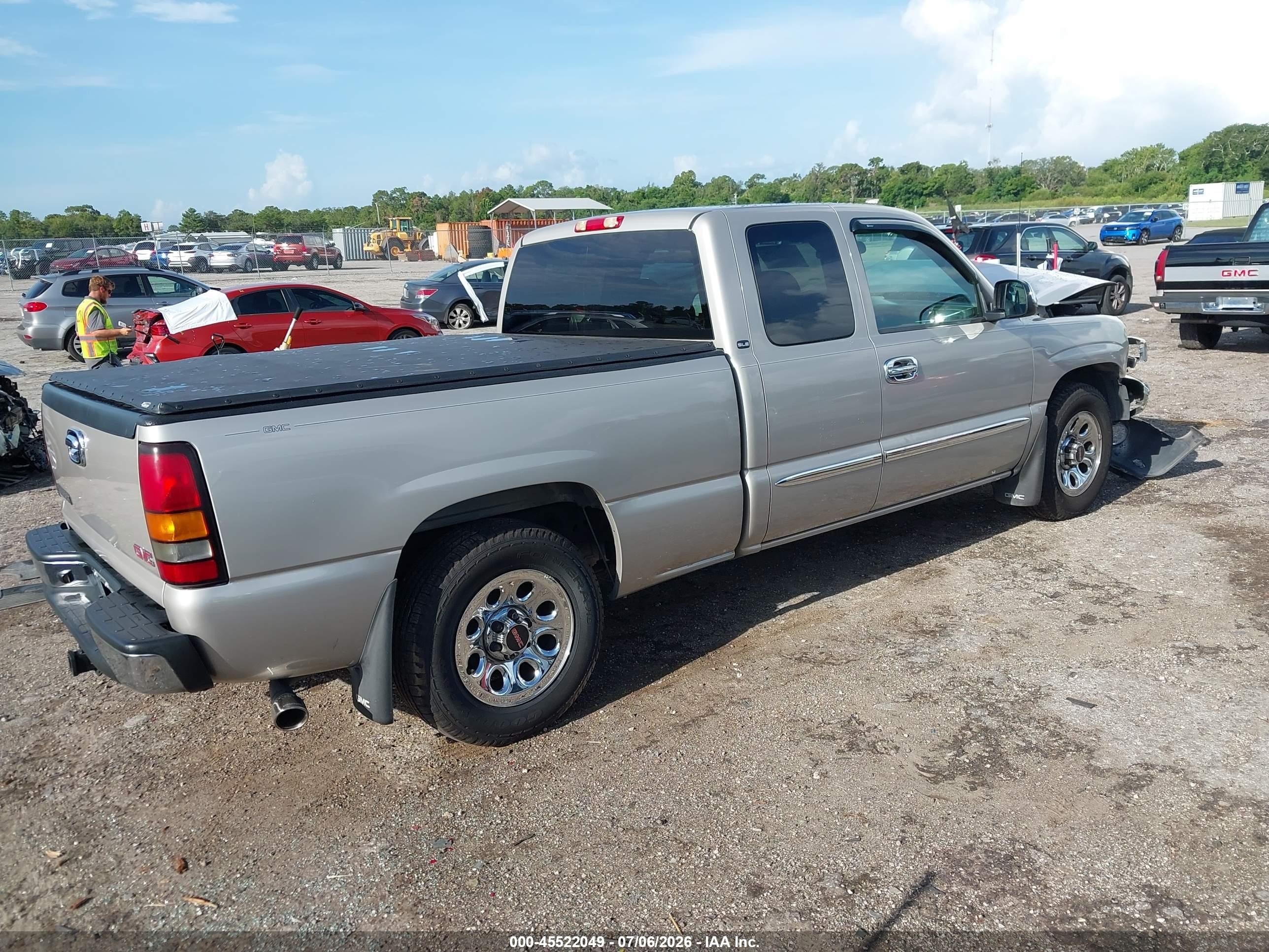 2005 Gmc Sierra 1500 Sle Beige vin: 1GTEC19Z55Z222699