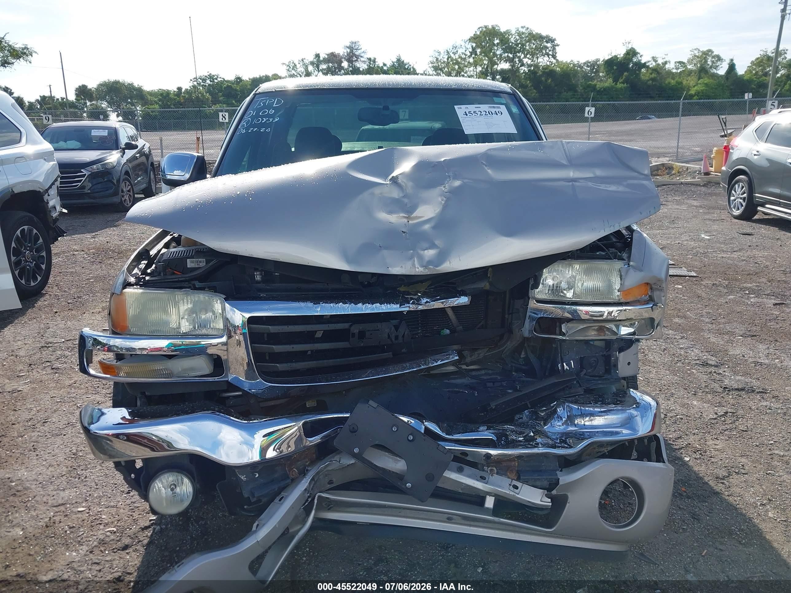 2005 Gmc Sierra 1500 Sle Beige vin: 1GTEC19Z55Z222699