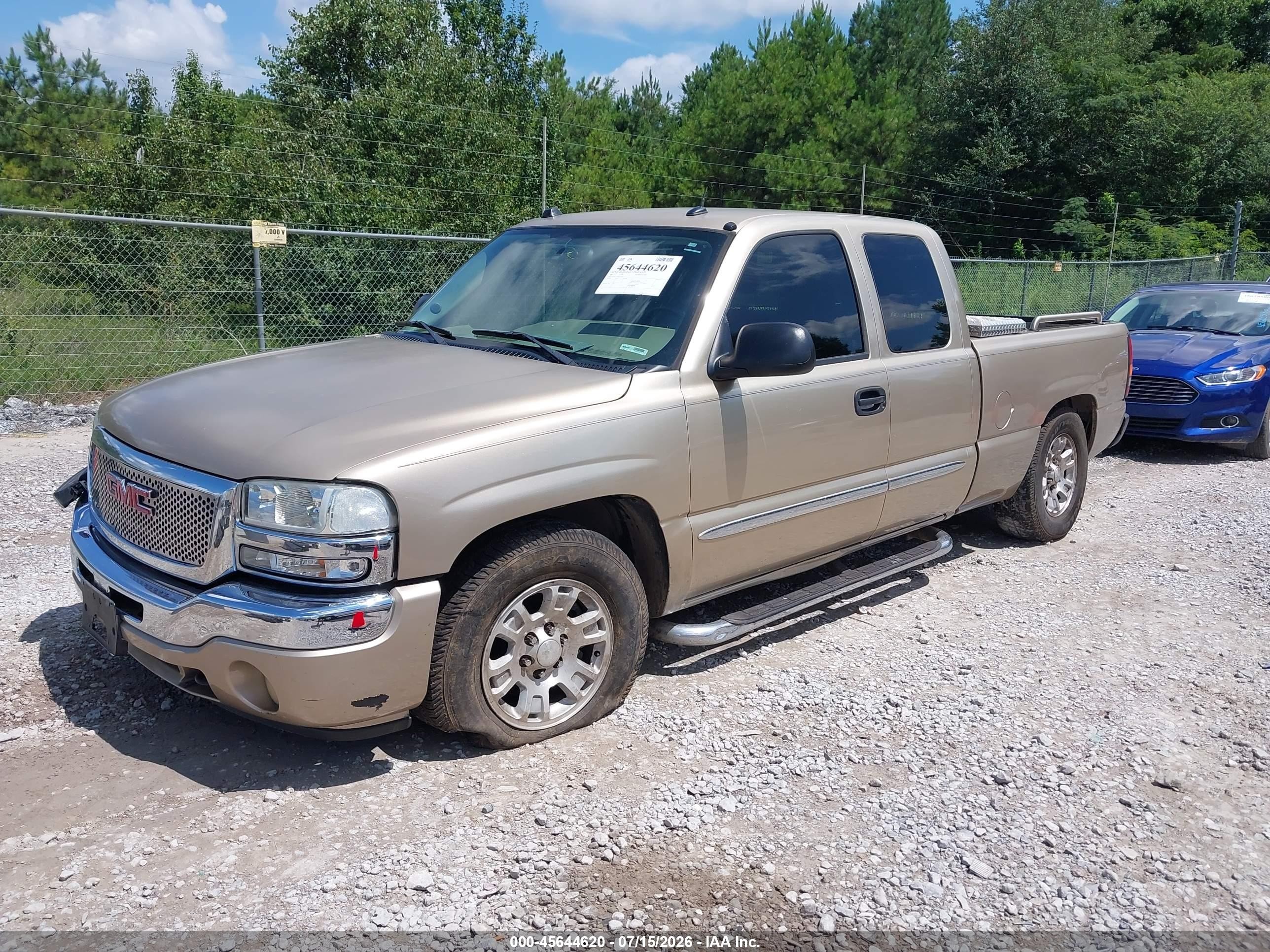 2005 Gmc Sierra 1500 Sle Gold vin: 1GTEC19Z65Z331611