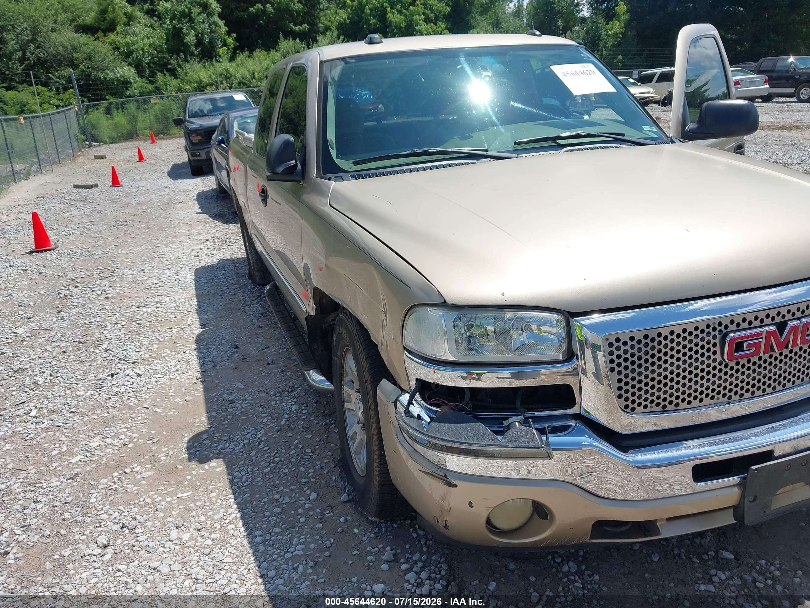 2005 Gmc Sierra 1500 Sle Gold vin: 1GTEC19Z65Z331611