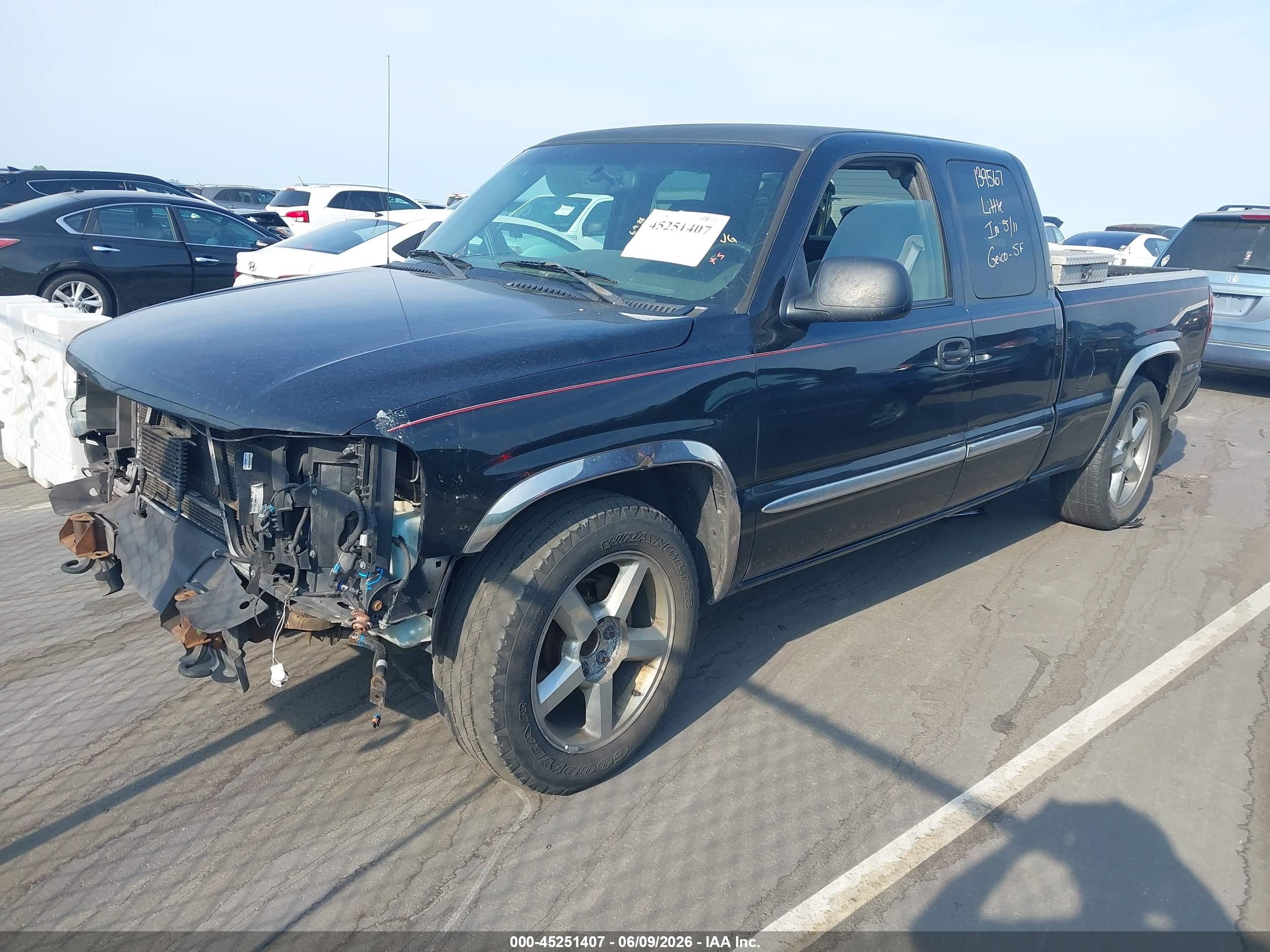 2006 Gmc Sierra 1500 Sle1 Black vin: 1GTEC19Z76Z235181