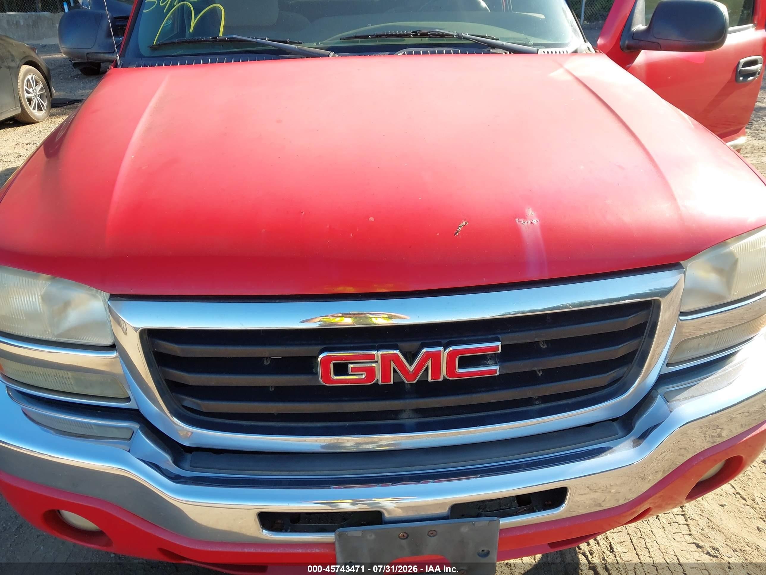 2006 Gmc Sierra 1500 Sle1 Red vin: 1GTEC19Z86Z301835