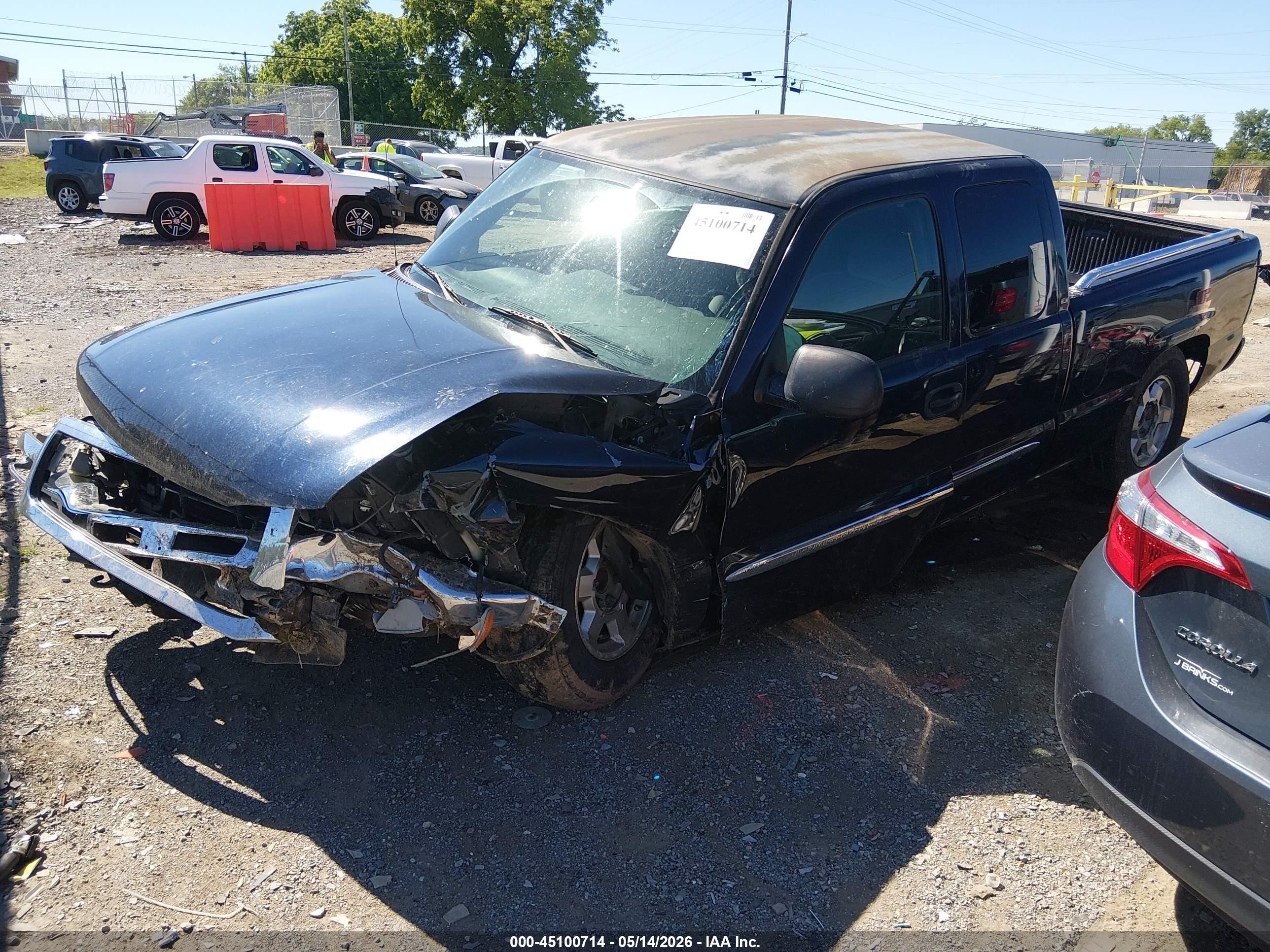 2006 Gmc Sierra 1500 Sle1 Черный vin: 1GTEC19ZX6Z129260