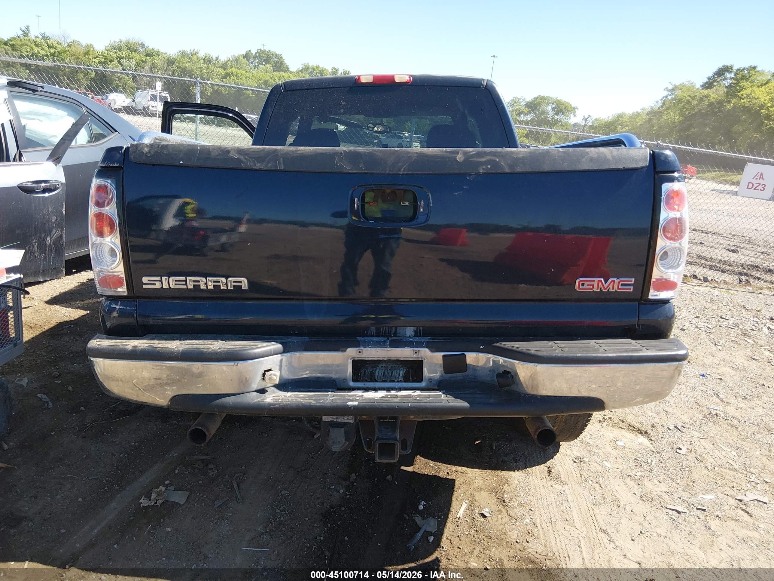 2006 Gmc Sierra 1500 Sle1 Черный vin: 1GTEC19ZX6Z129260