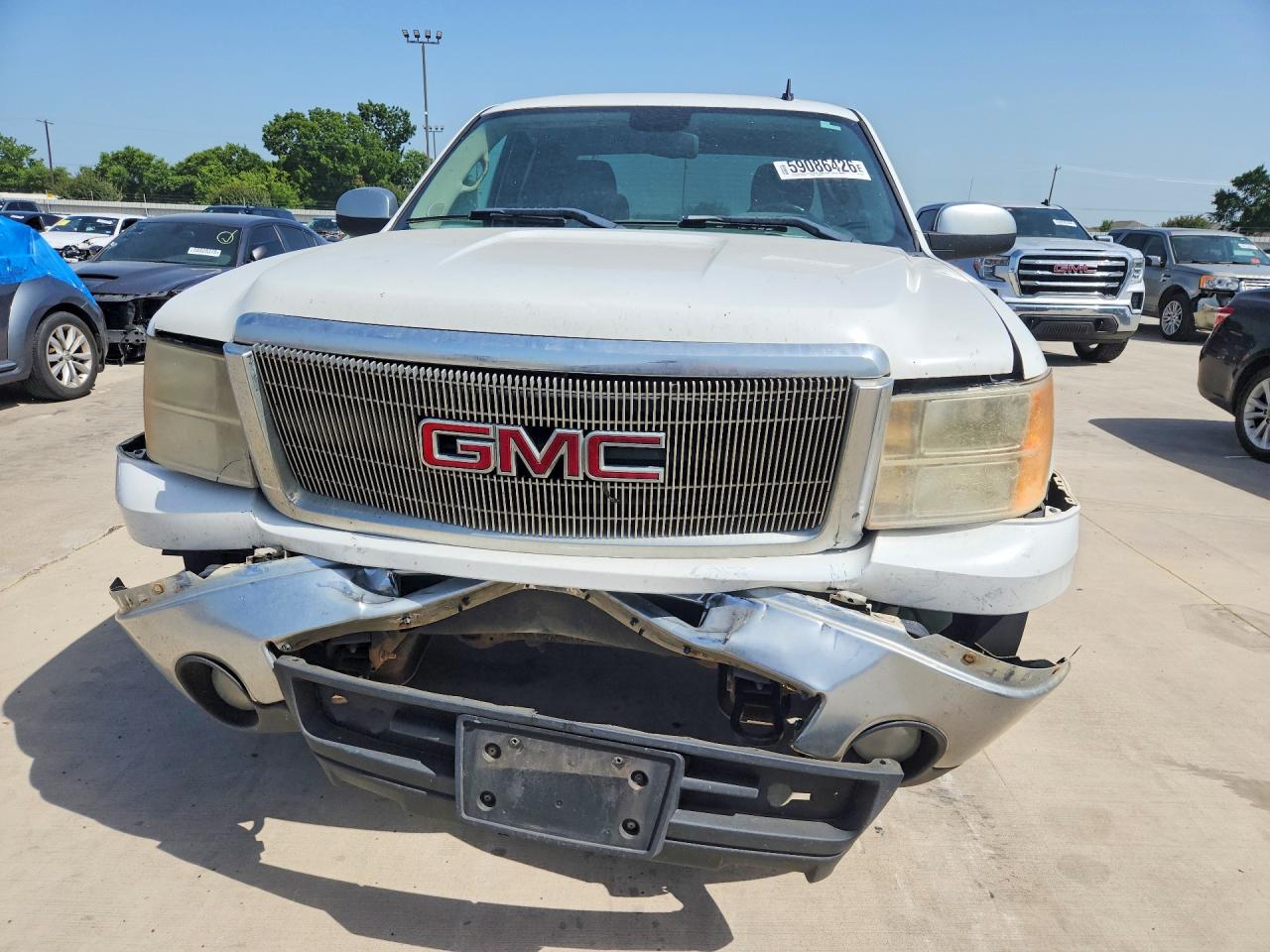 2009 Gmc Sierra C1500 Sle White vin: 1GTEC29019Z185857