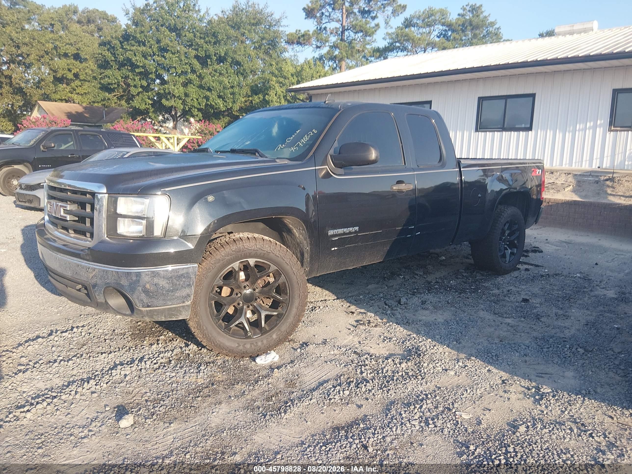 2009 Gmc Sierra 1500 Sle Black vin: 1GTEC29039Z290867