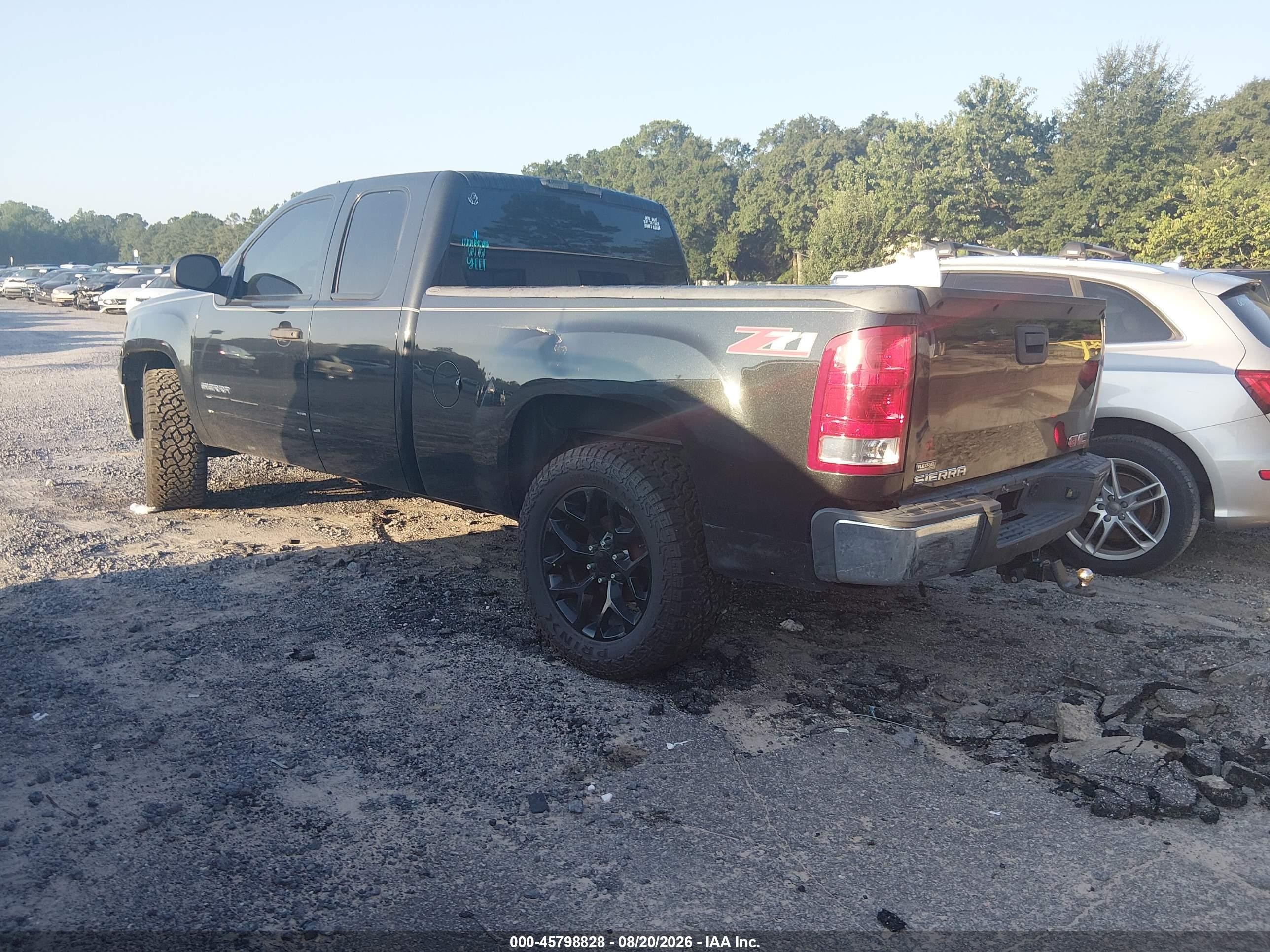 2009 Gmc Sierra 1500 Sle Black vin: 1GTEC29039Z290867