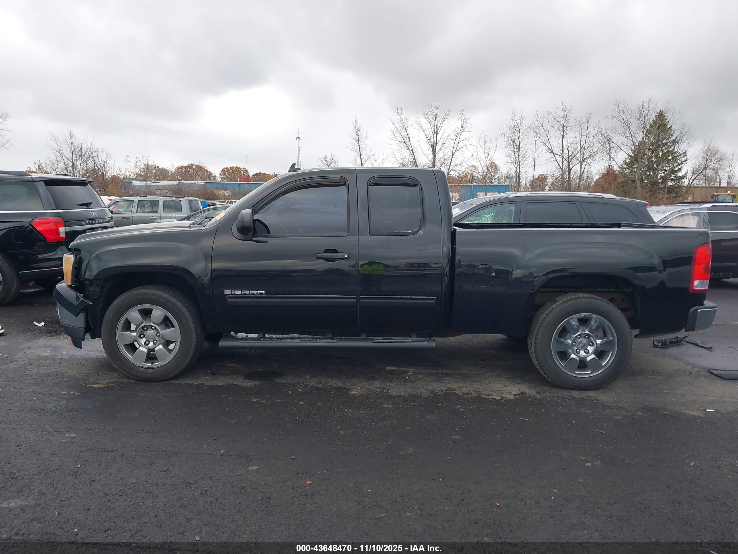 2009 Gmc Sierra 1500 Sle Черный vin: 1GTEC29079Z289303