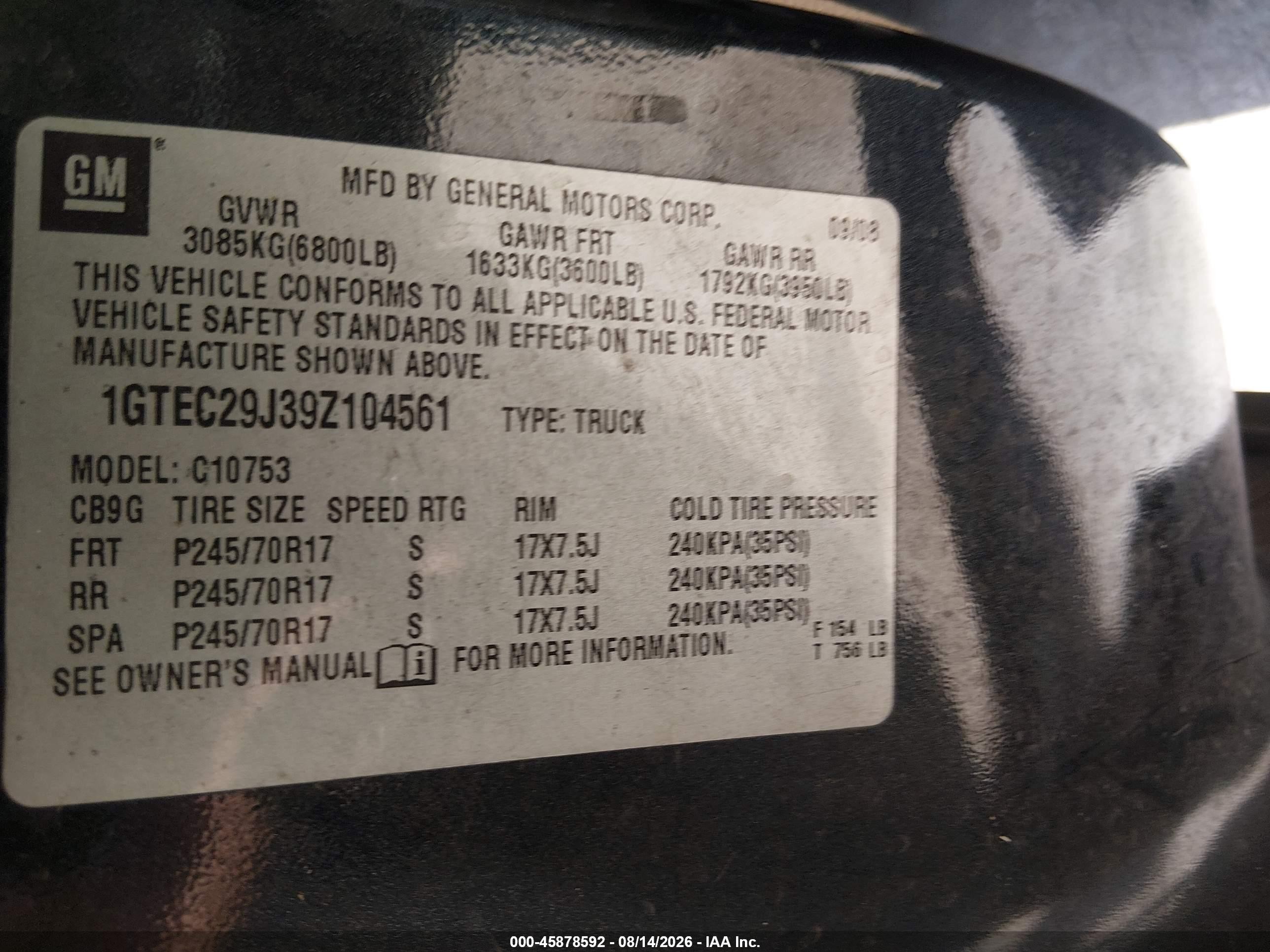 2009 Gmc Sierra 1500 Sle Black vin: 1GTEC29J39Z104561