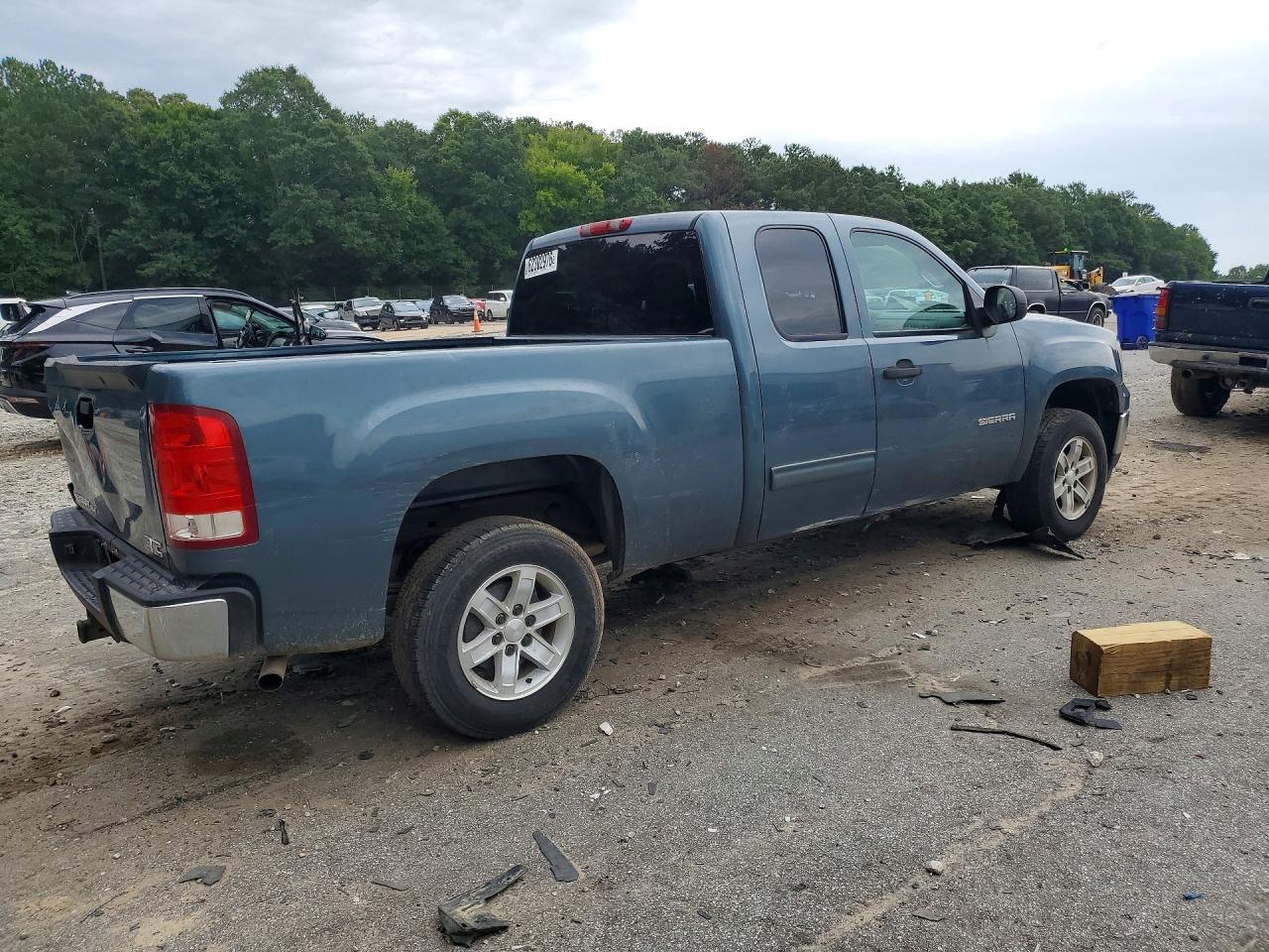 2009 Gmc Sierra C1500 Sle Blue vin: 1GTEC29J39Z291767