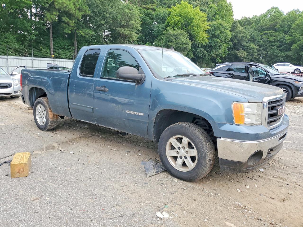 2009 Gmc Sierra C1500 Sle Blue vin: 1GTEC29J39Z291767