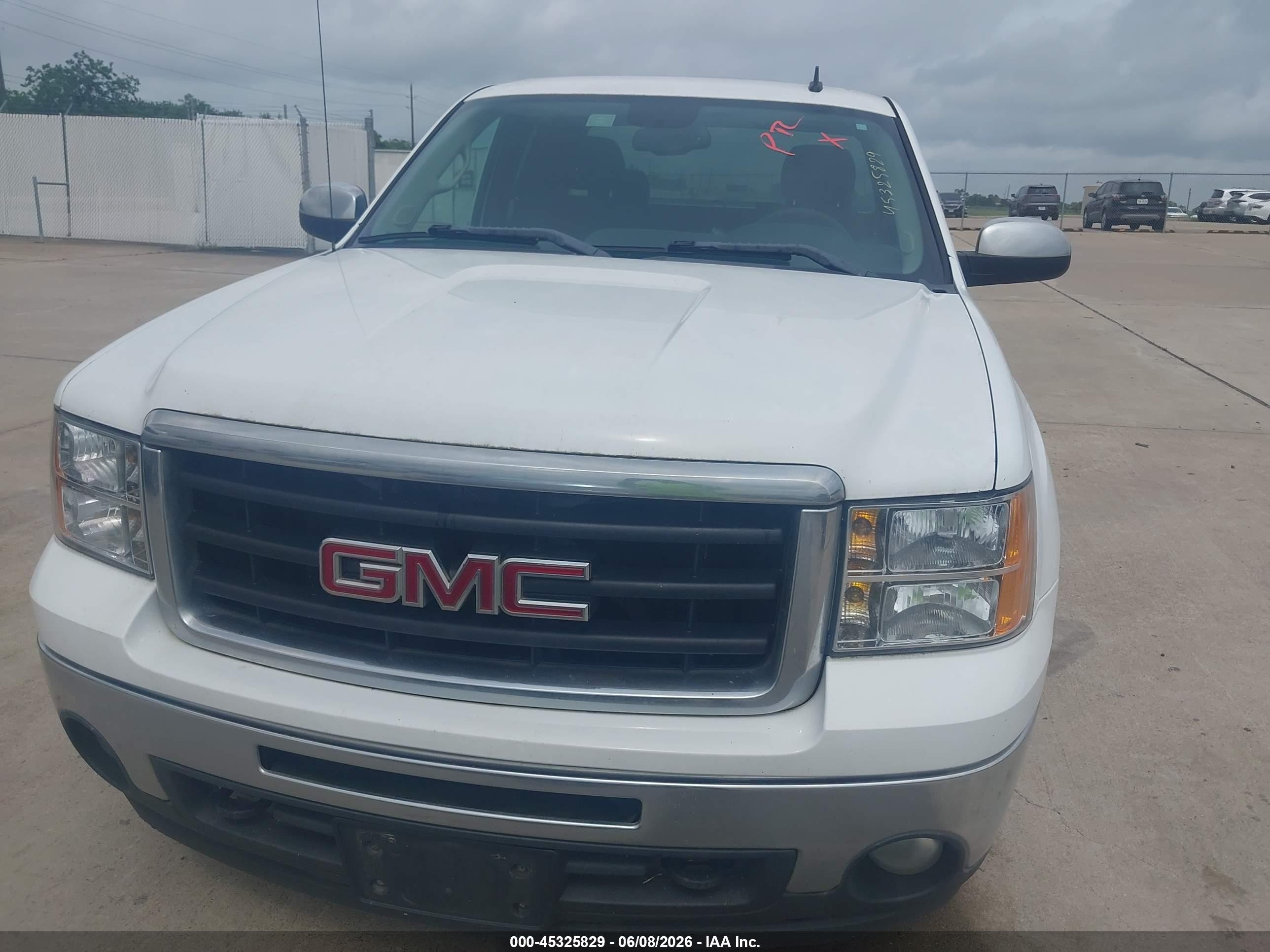 2009 Gmc Sierra 1500 Sle White vin: 1GTEC29J79Z146442