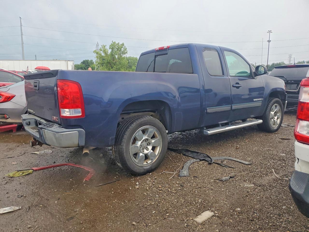 2009 Gmc Sierra C1500 Slt Синий vin: 1GTEC39J49Z176729