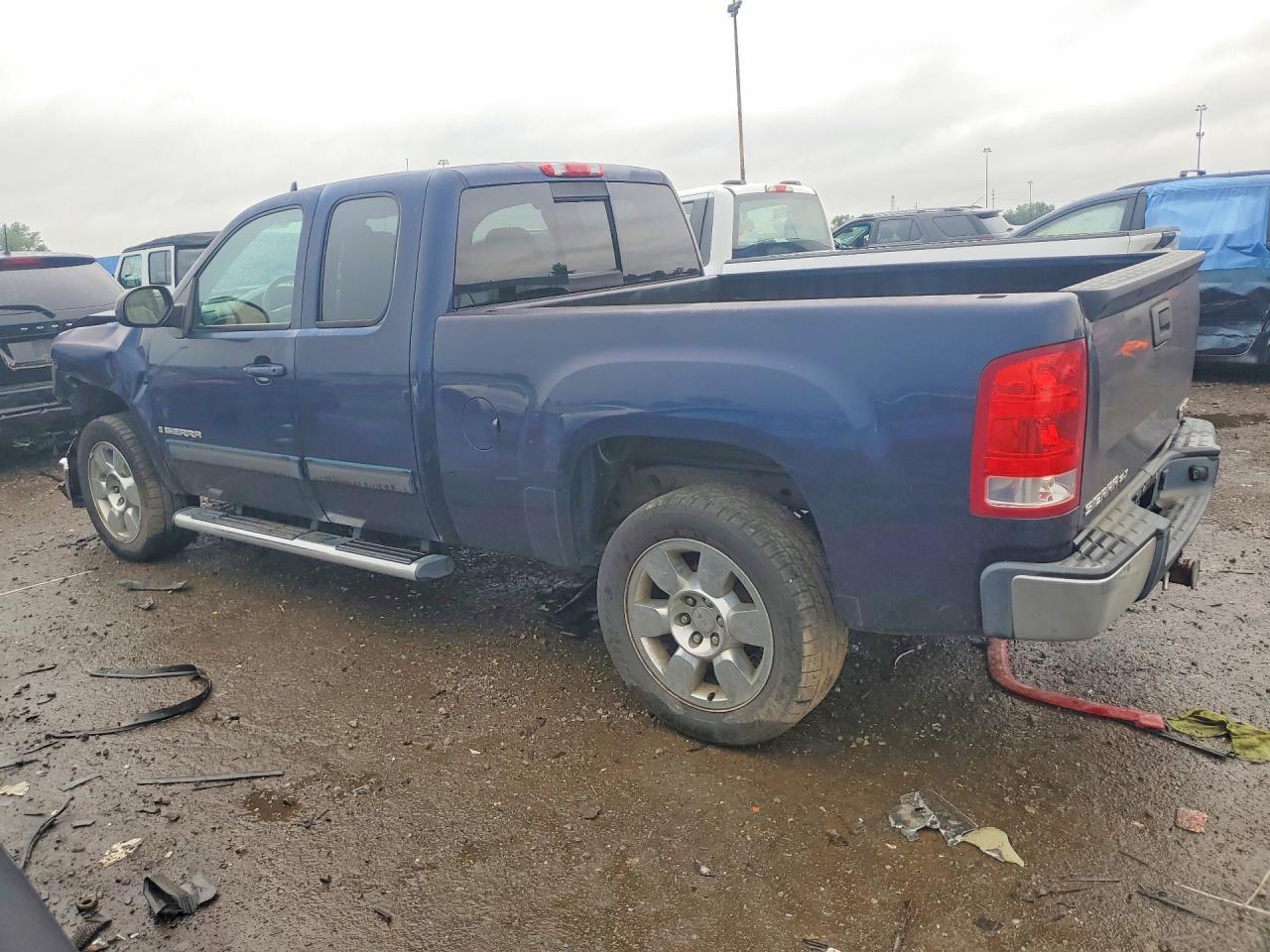 2009 Gmc Sierra C1500 Slt Синий vin: 1GTEC39J49Z176729
