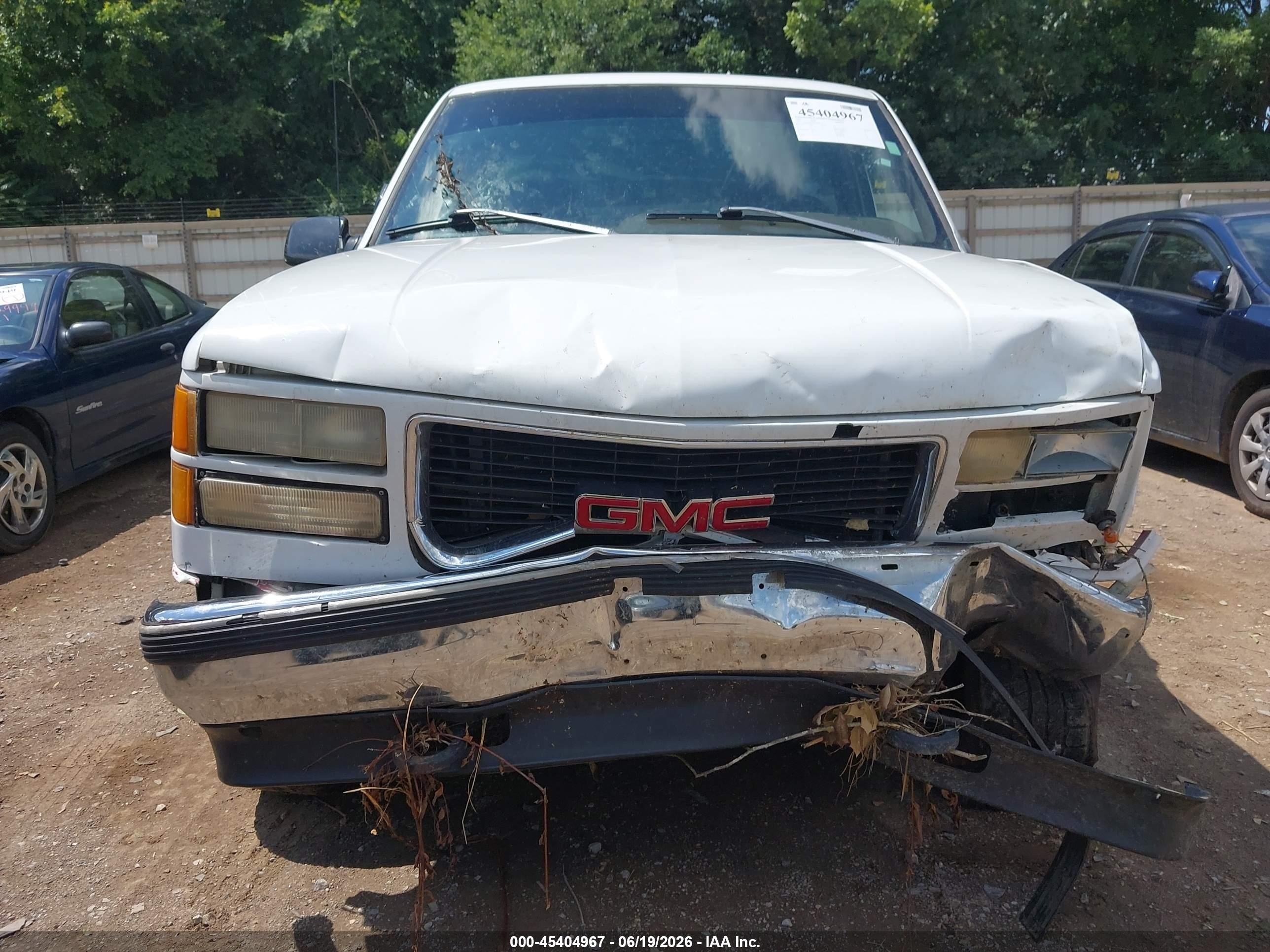 1995 Gmc Sierra K1500 White vin: 1GTEK14KXSZ558518