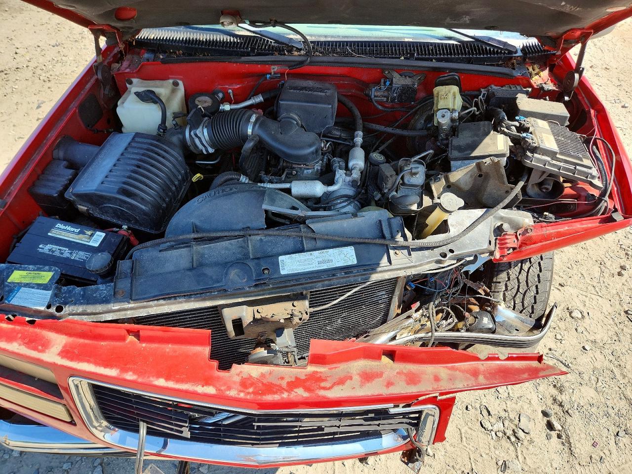 1998 Gmc Sierra K1500 Красный vin: 1GTEK14M7WE534949