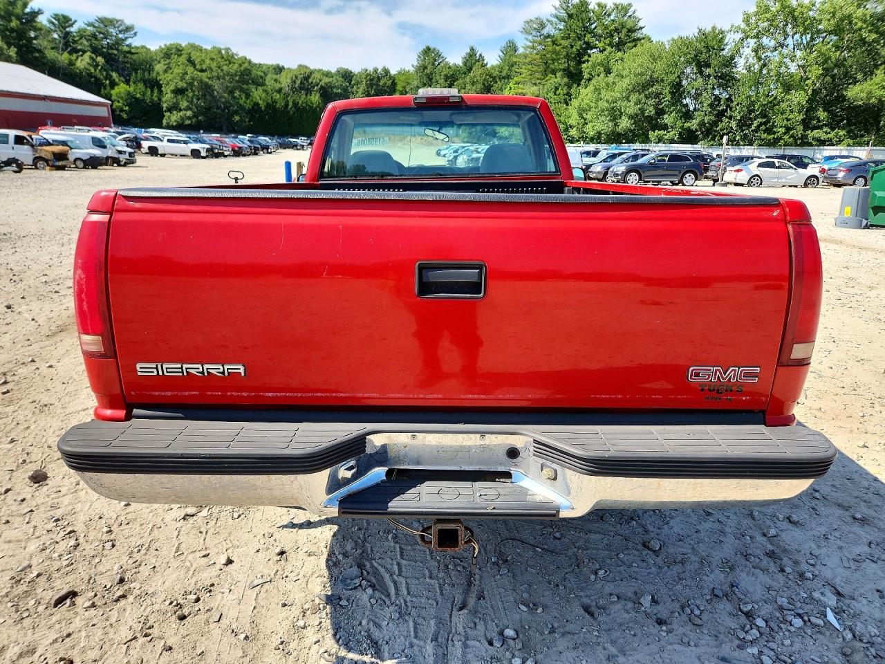 1998 Gmc Sierra K1500 Красный vin: 1GTEK14M7WE534949