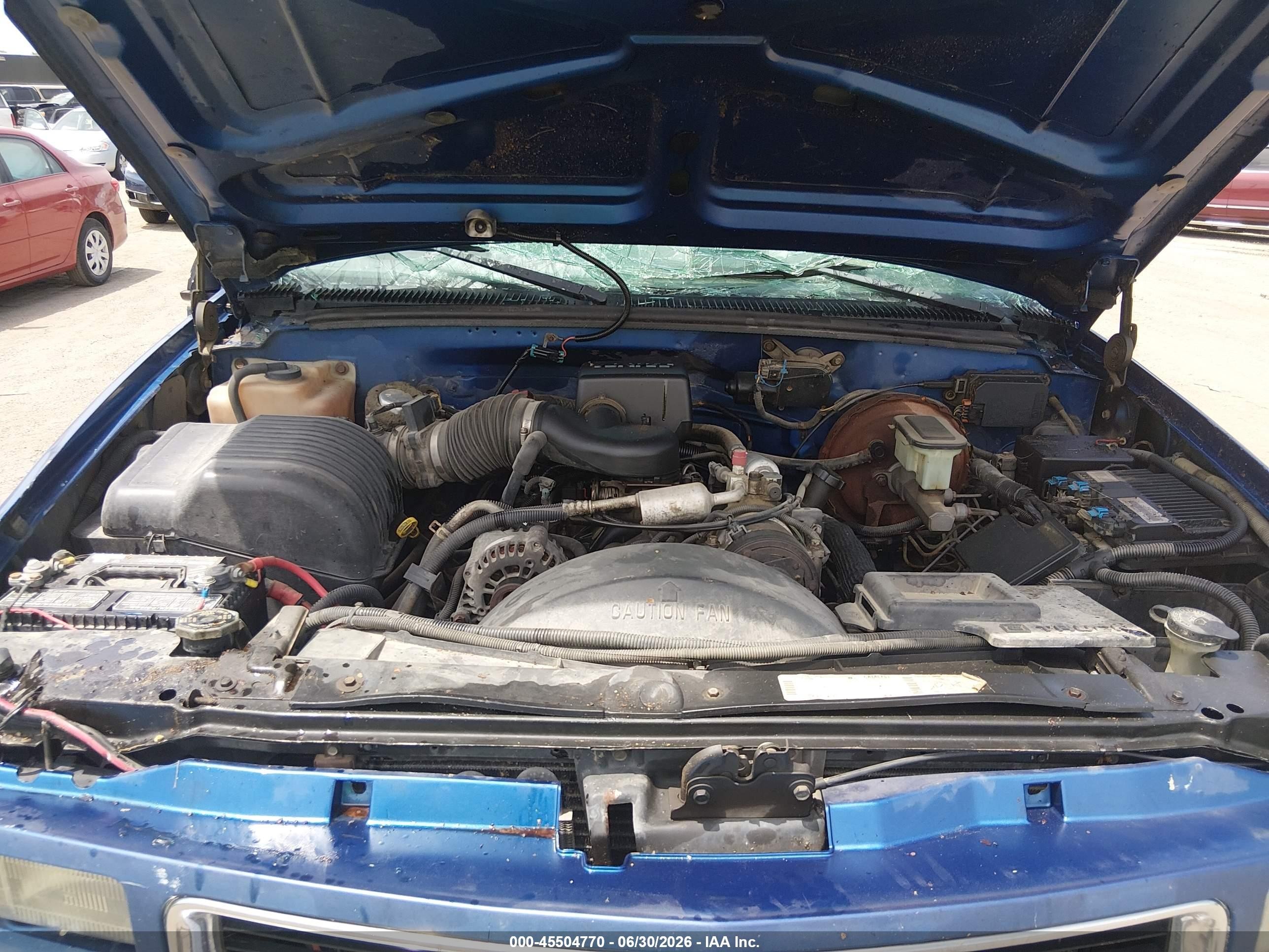 1997 Gmc Sierra 1500 Sl Wideside Blue vin: 1GTEK14R0VZ514447