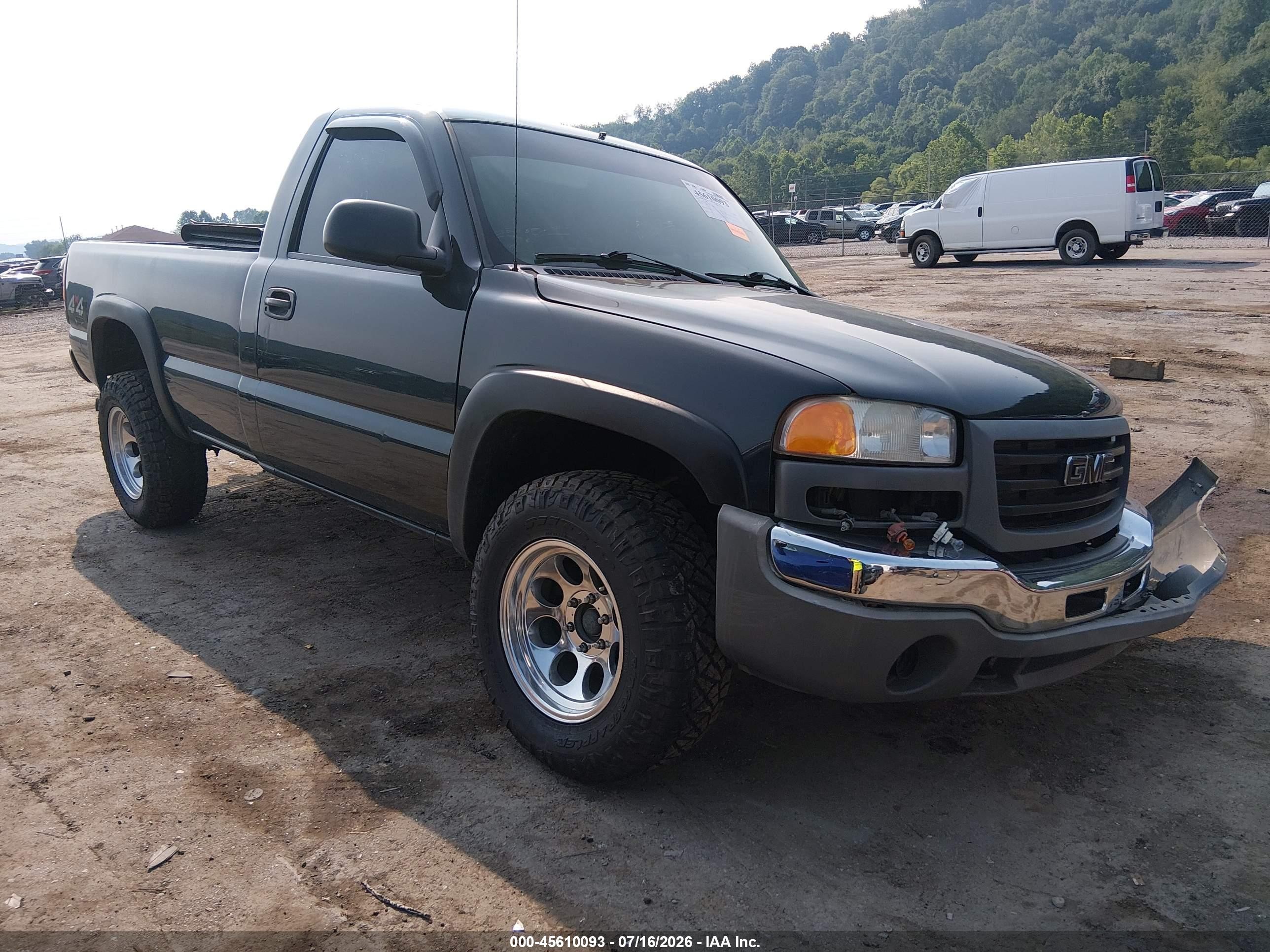 2005 Gmc Sierra 1500 Work Truck Gray vin: 1GTEK14T15Z213200