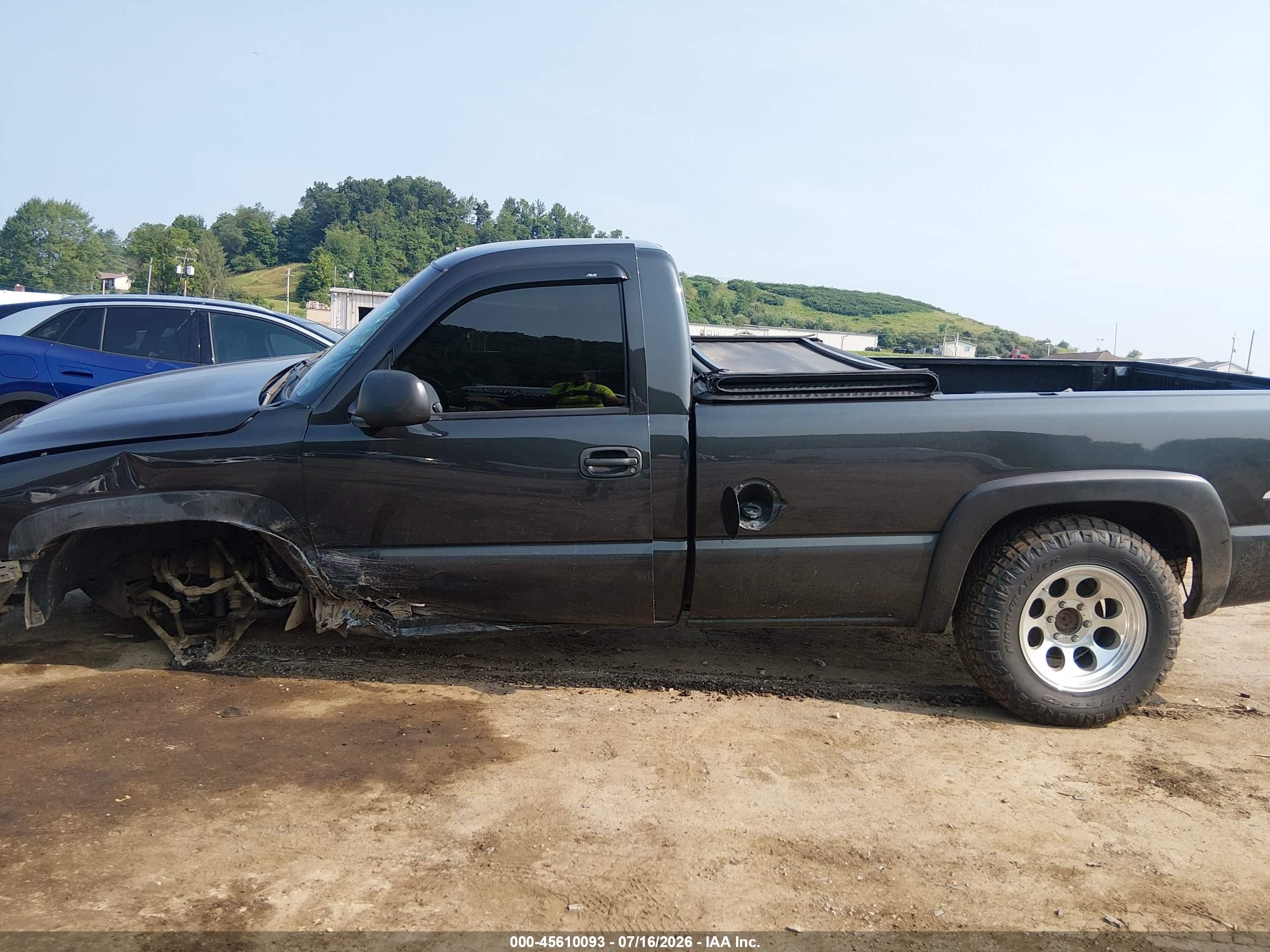 2005 Gmc Sierra 1500 Work Truck Серый vin: 1GTEK14T15Z213200