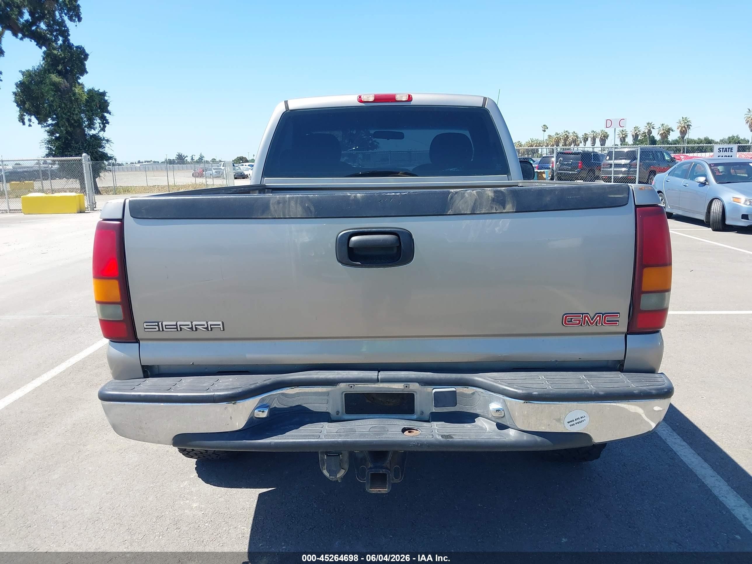 2000 Gmc Sierra 1500 Sle Gray vin: 1GTEK14T5YZ139669